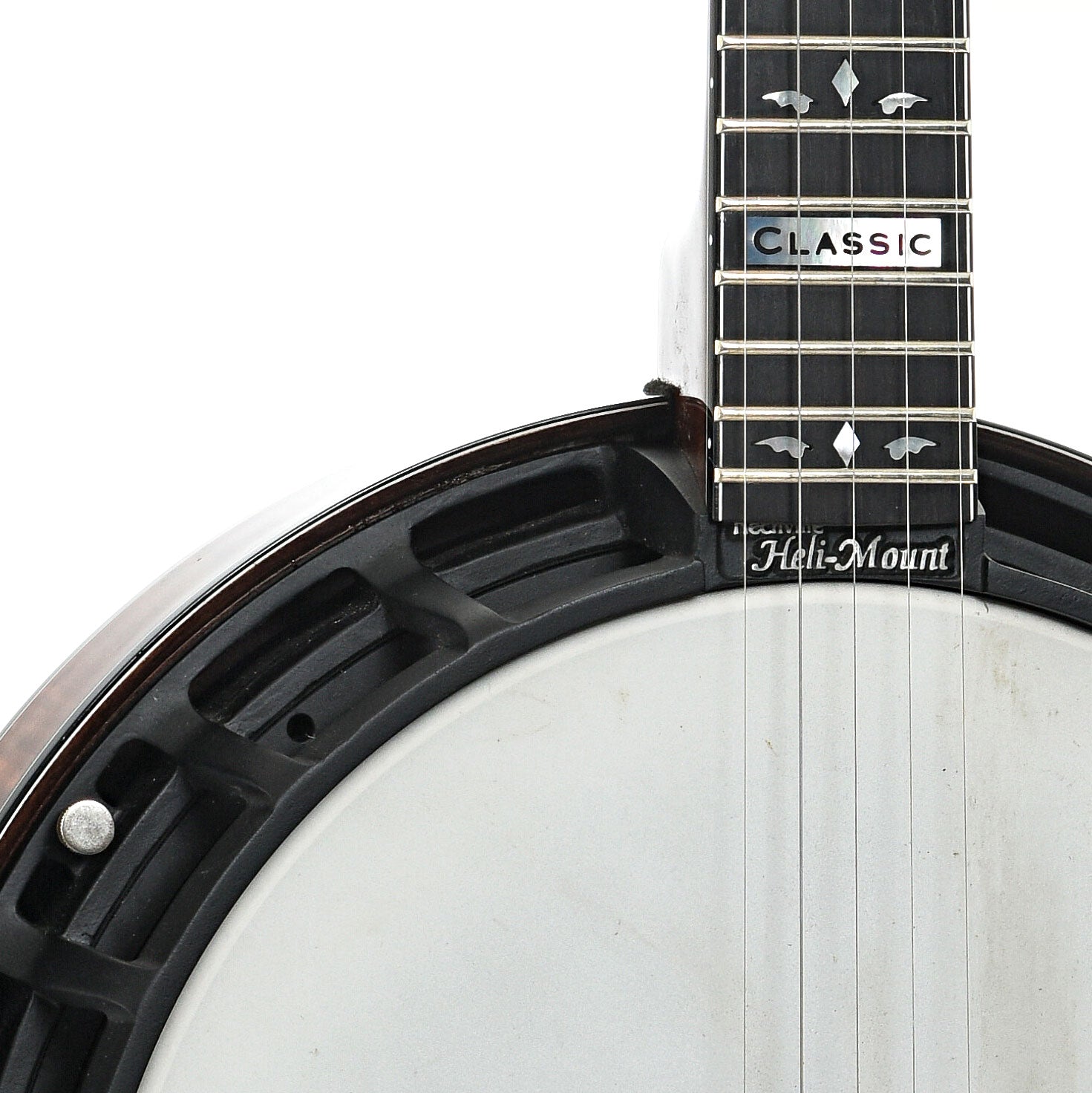 front body and neck join of Nechville Classic Deluxe Resonator Banjo (2019)