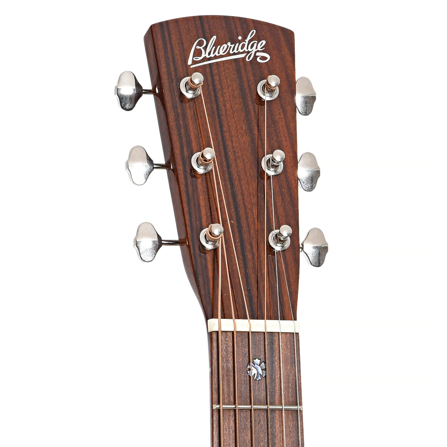 Front headstock of Blueridge Historic Craftsman Series BR-180A Dreadnought Acoustic Guitar 