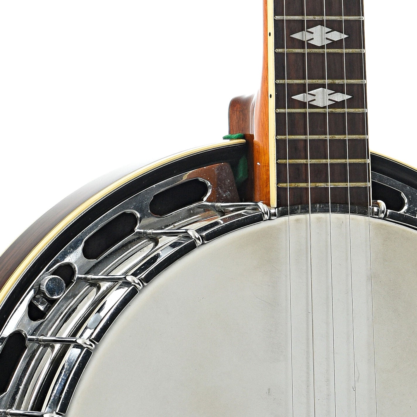 Front neck and body and join of Epiphone EB-99 Resonator Banjo (c.1975)