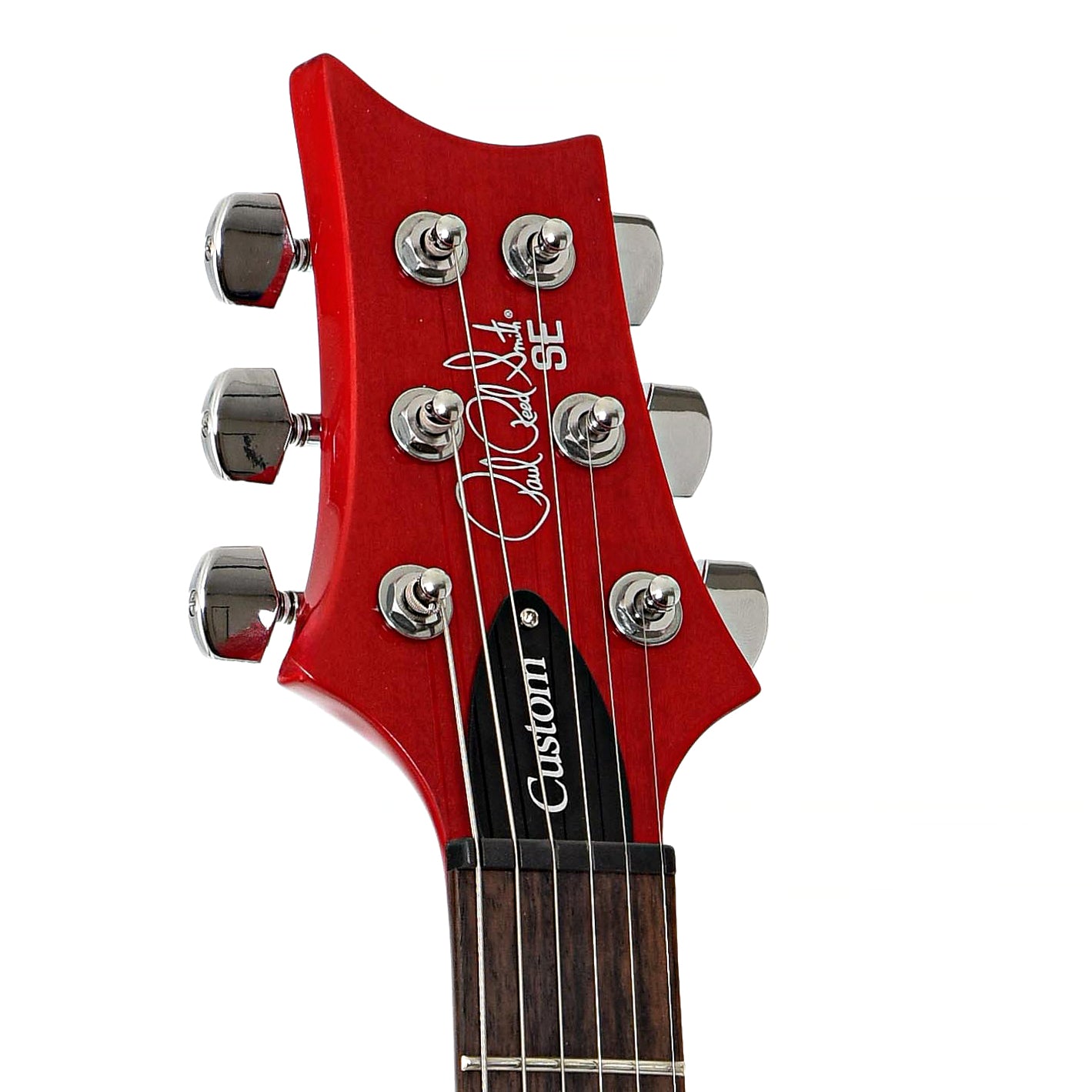 Headstock of PRS SE Custom 24 LE Electric Guitar