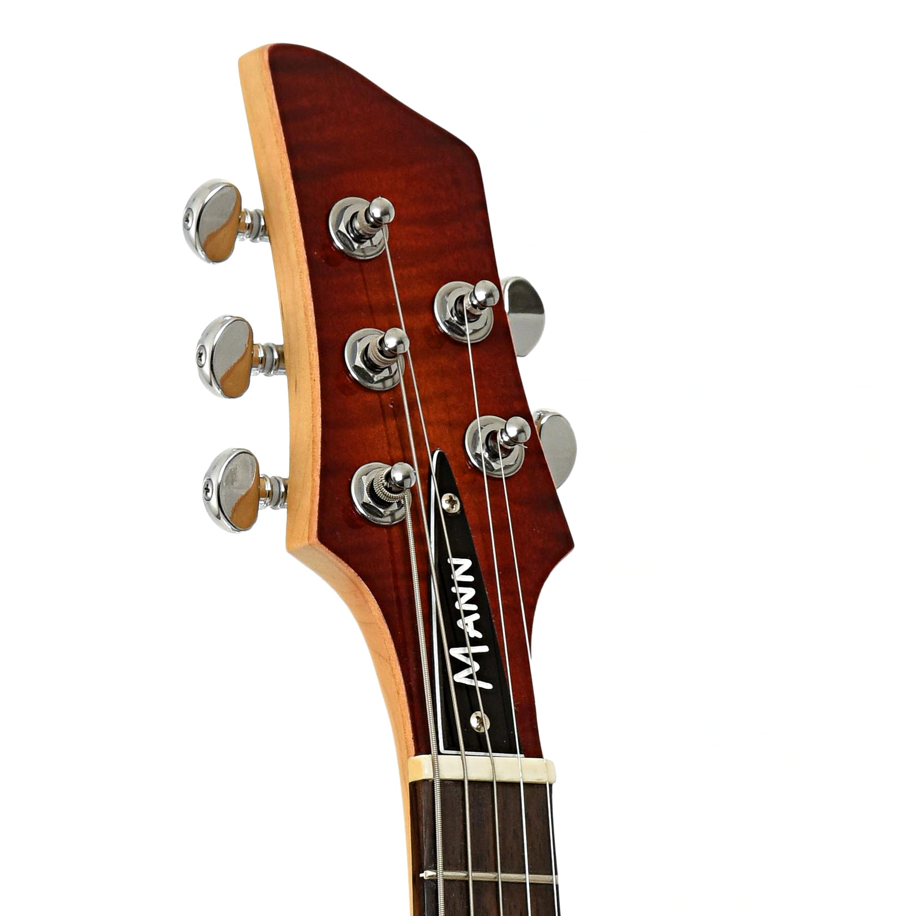 Headstock of Mann SEM-5 Electric 5-String Mandolin