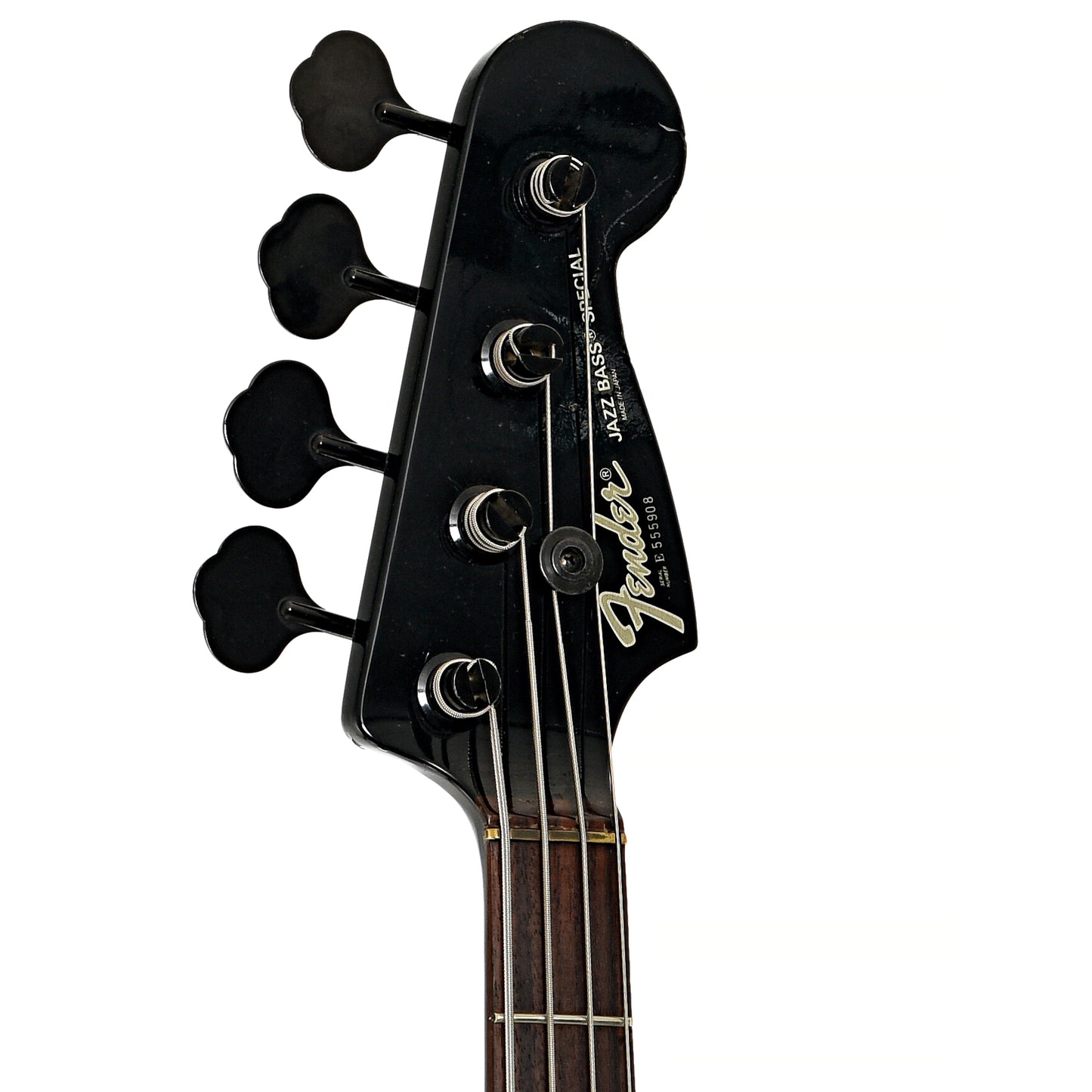 Front headstock of Fender Jazz Bass Special Electric Bass (1980's)