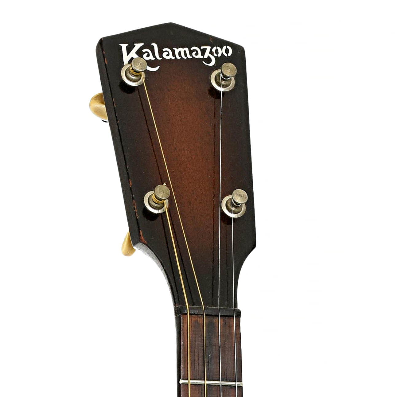 Headstock of Kalamazoo KTG-31 Archtop Tenor Acoustic Guitar