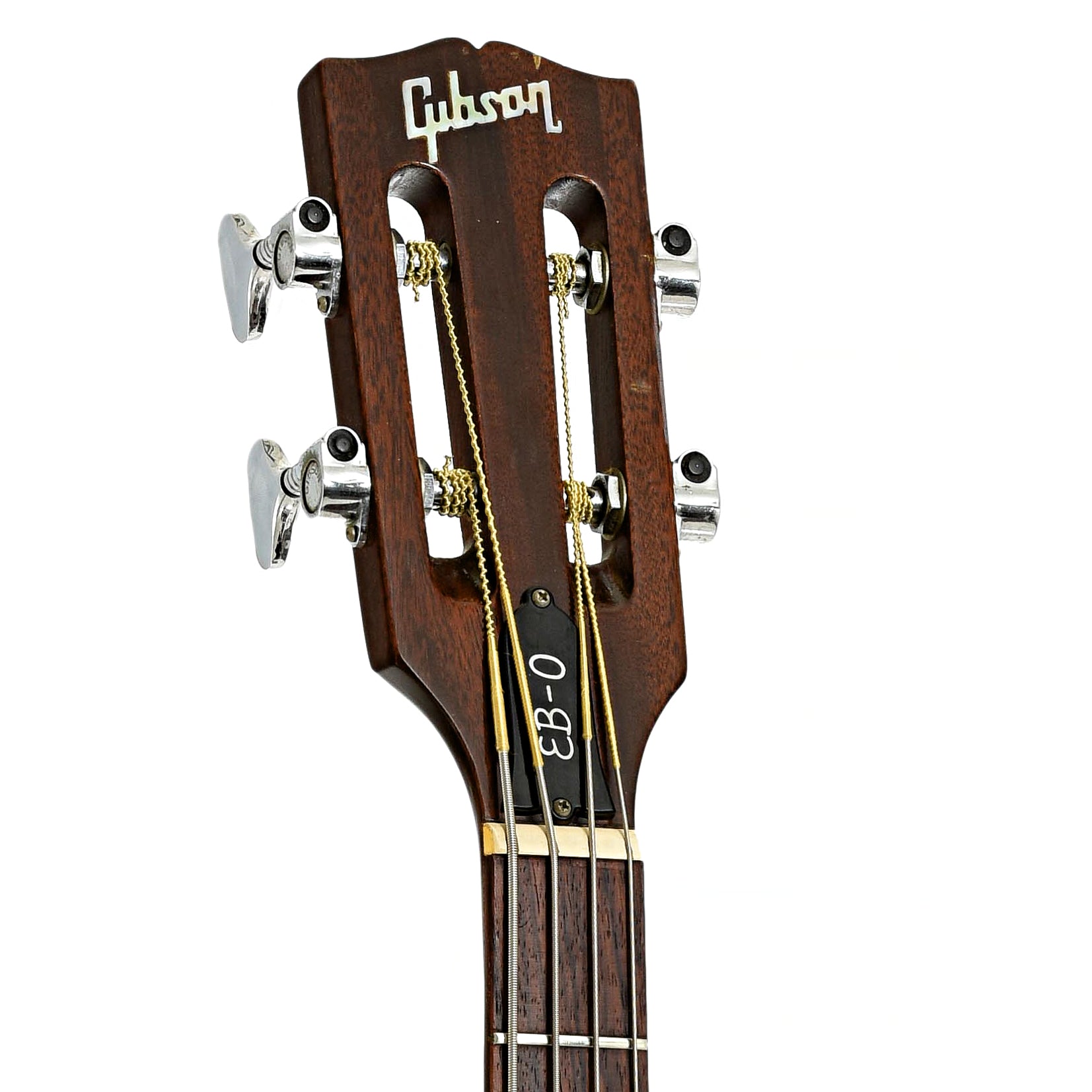 Headstock of Gibson EB-0 Electric Bass 