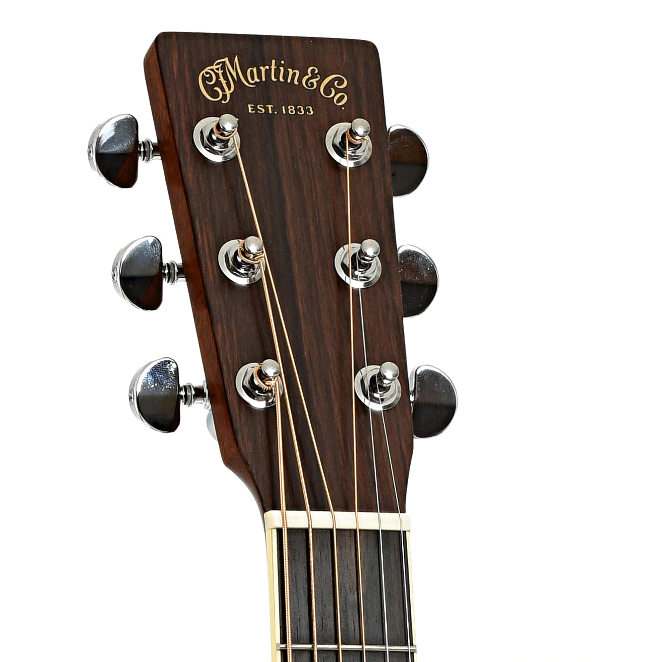 Headstock of Martin D-35 Sunburst Guitar