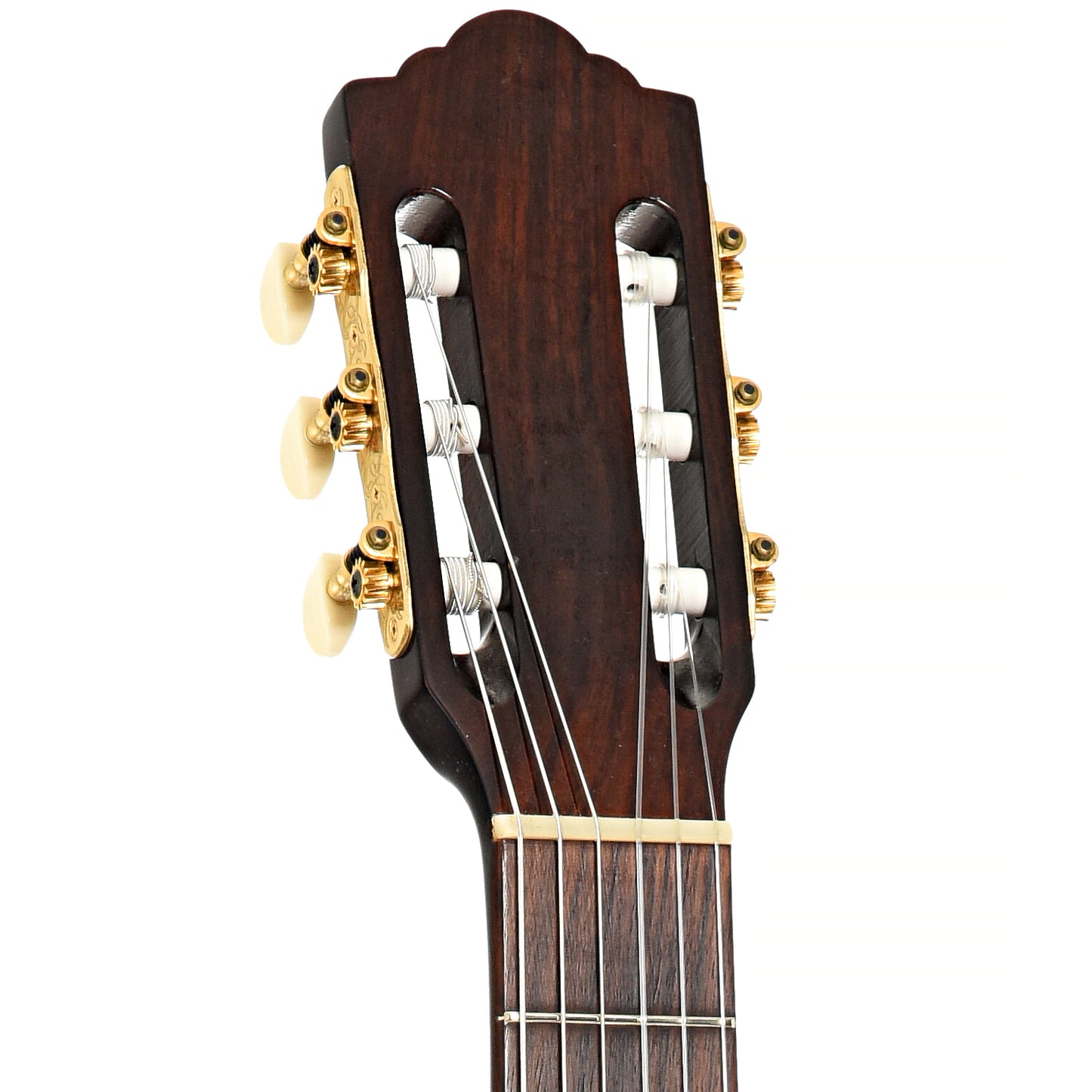 Front headstock of Guild Mark III Classical Guitar (1976)