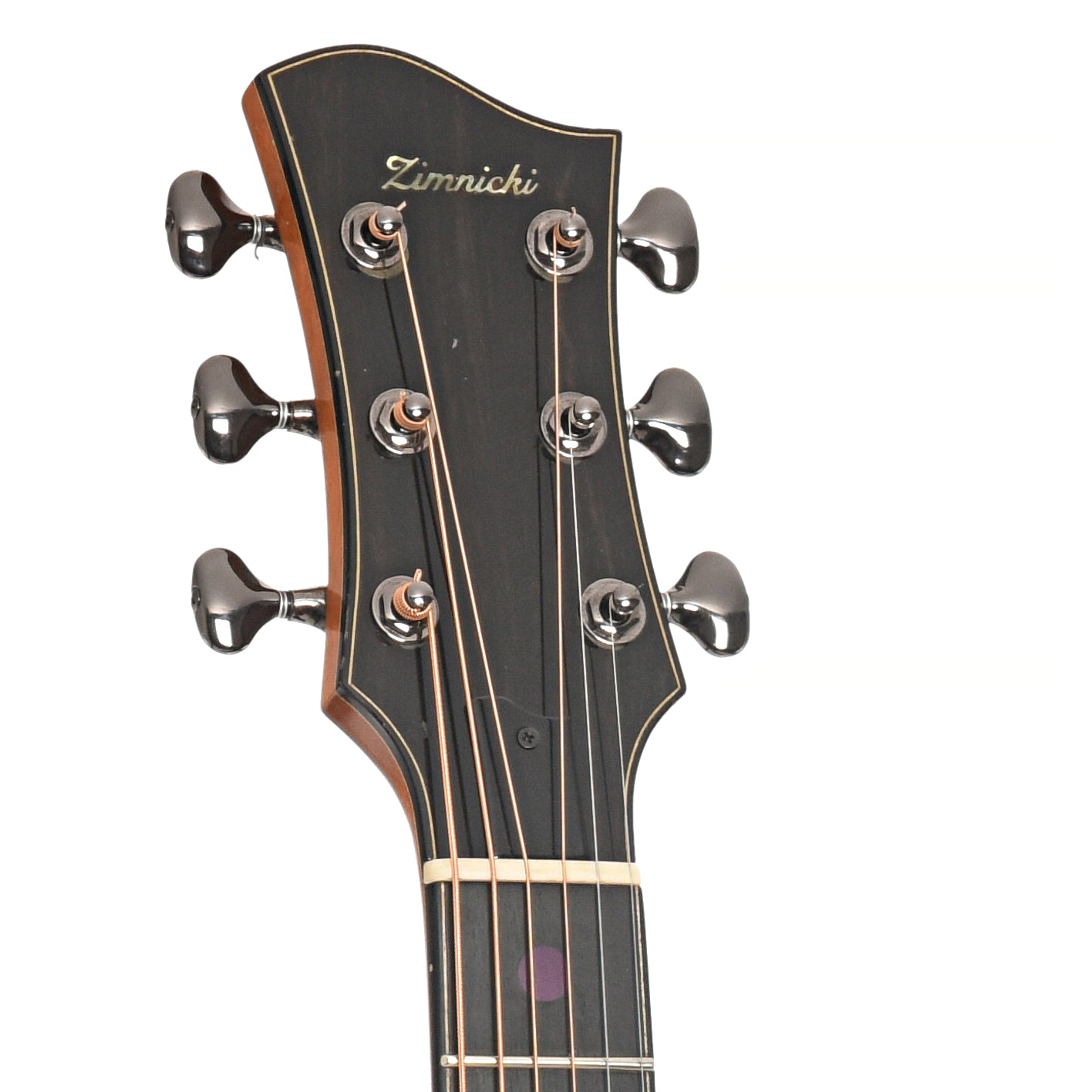 Headstock of Zimnicki Acoustic Guitar