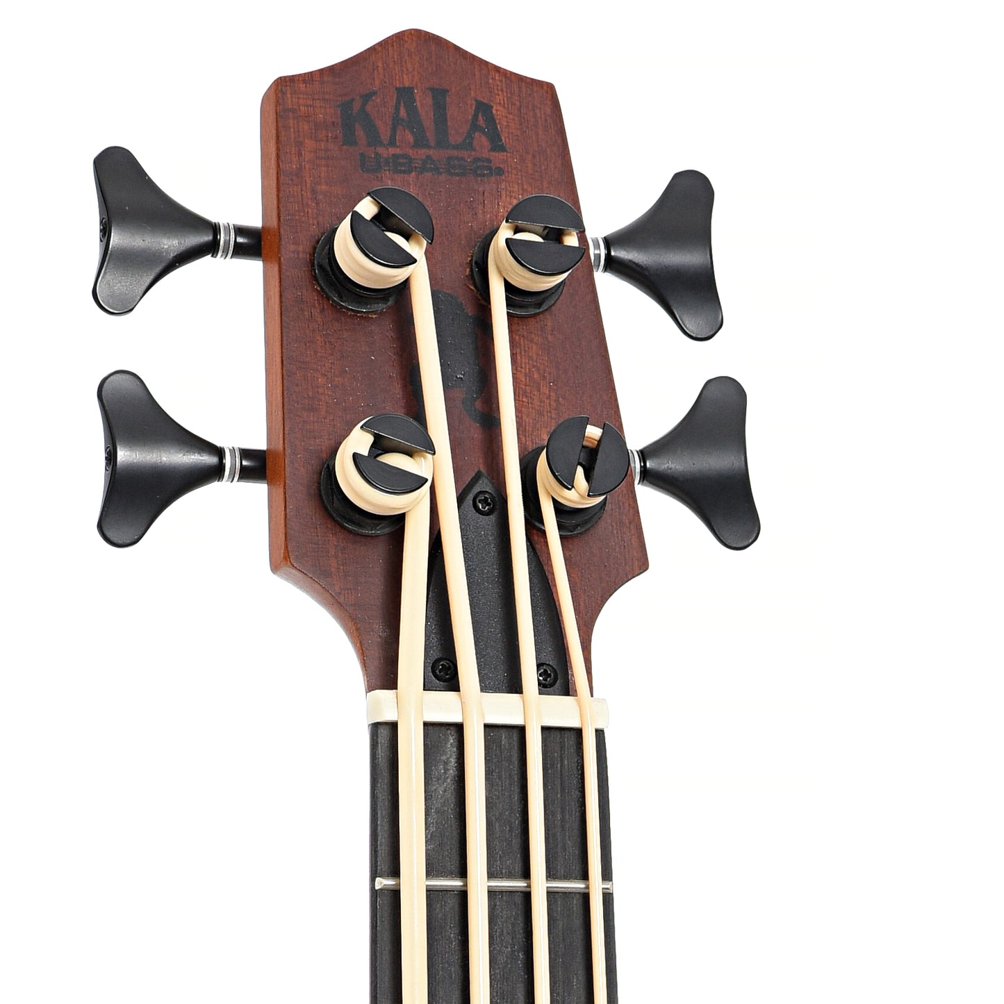 front headstock of Kala U-Bass Journeyman Fretted Mini-Bass (2020)