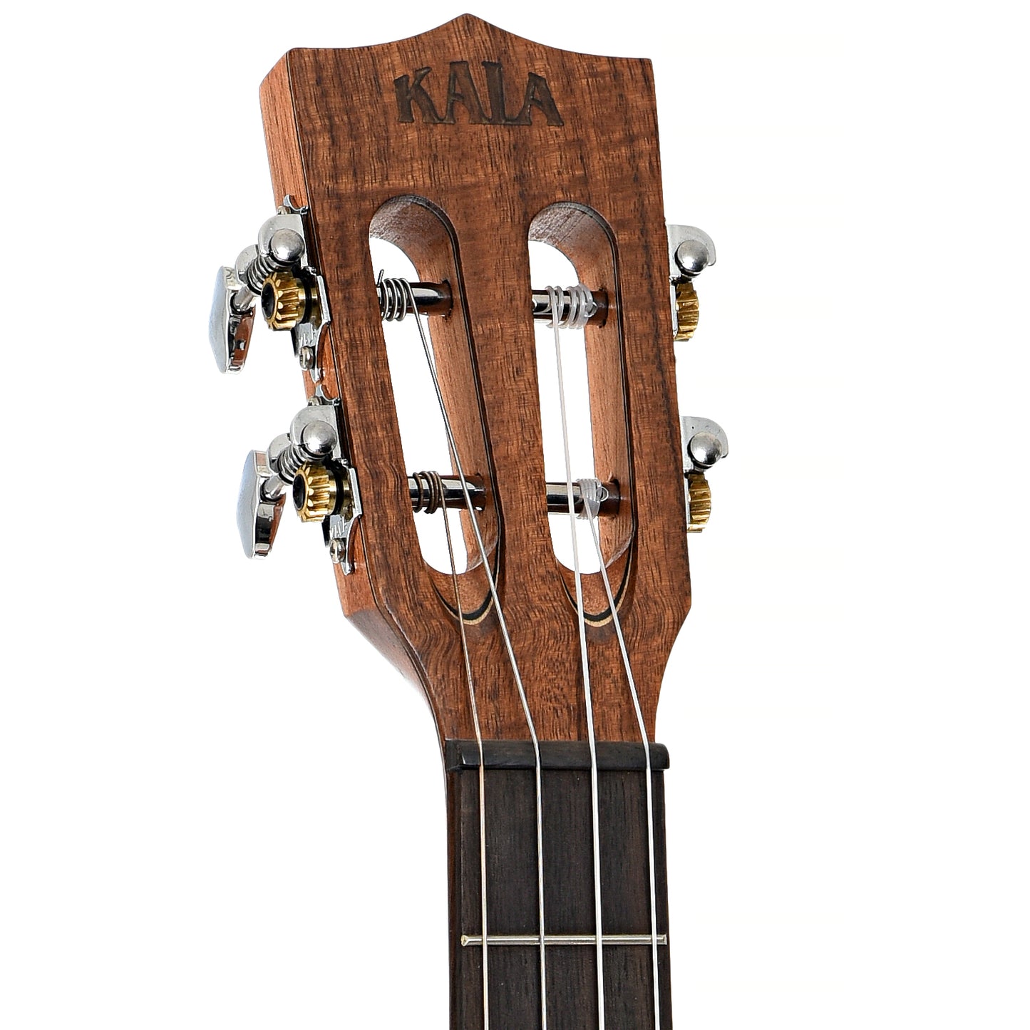 Front headstock of Kala KA-SA-B Baritone Ukulele (2021)