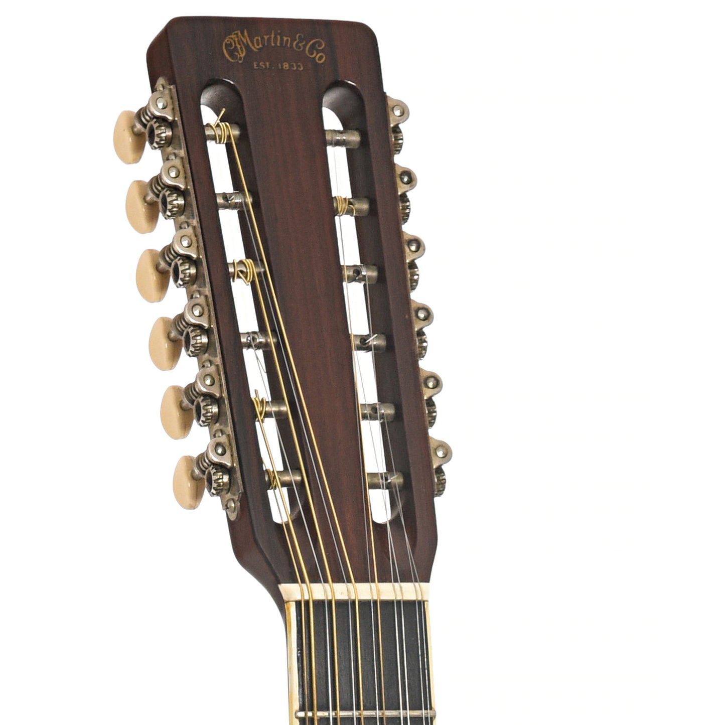 Headstock of Martin D12-35 12-String Acoustic Guitar 