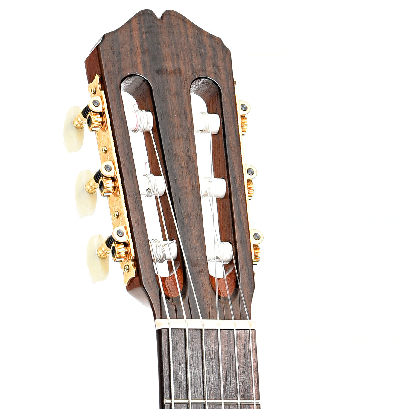 Headstock of Alvarez Yairi CY-75 Classical Acoustic Guitar