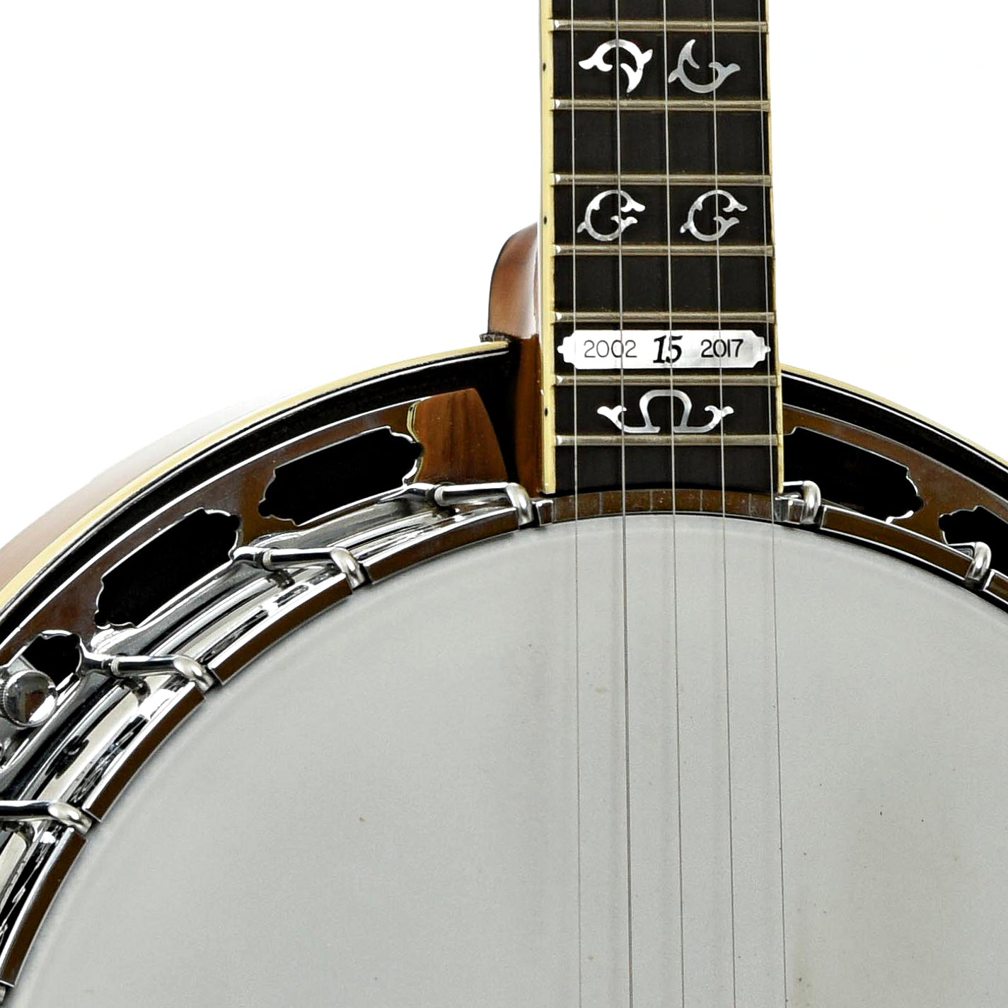 Front neck joint of Louzee / Hopkins Mike Longworth Resonator Banjo