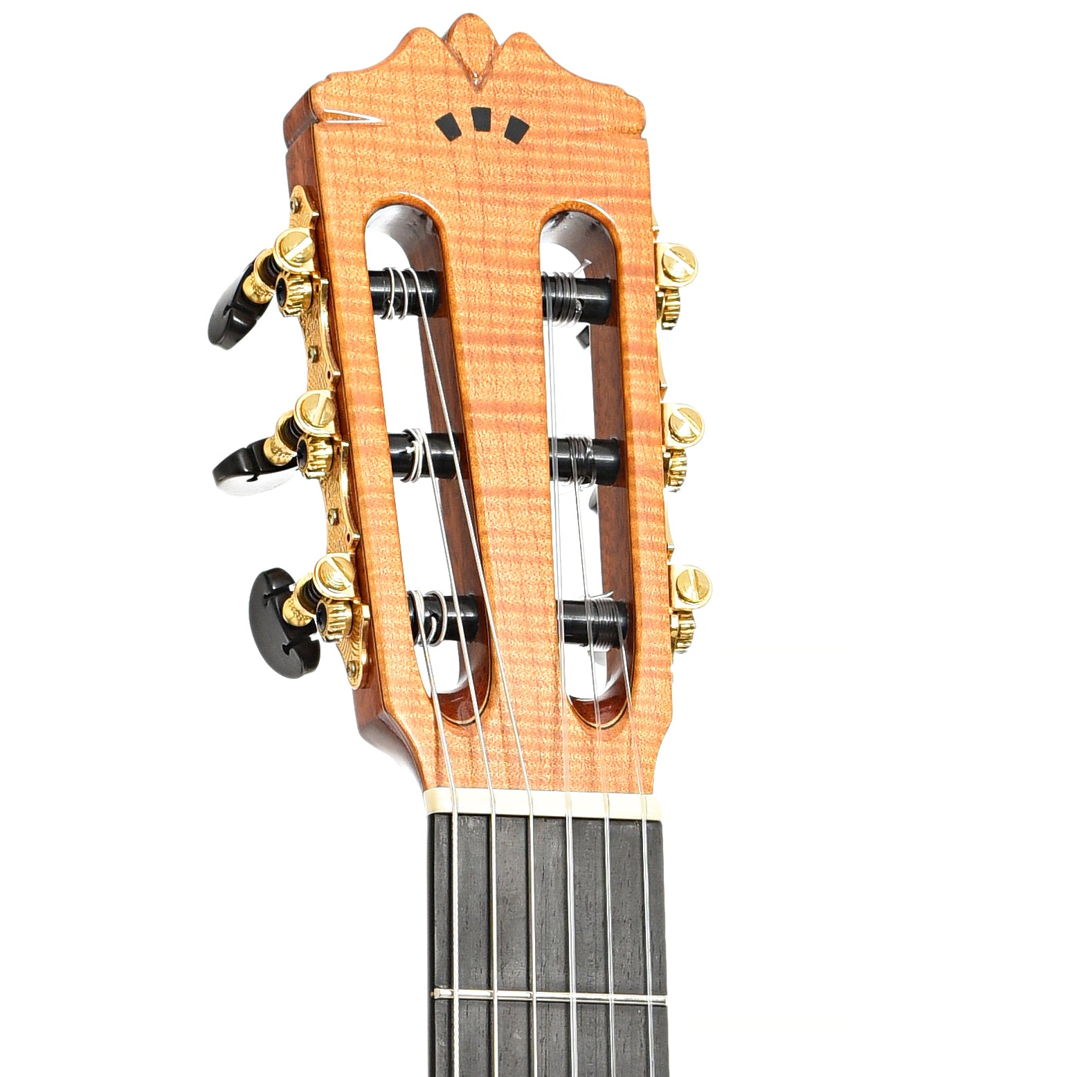 Front headstock of Cordoba GK Studio Pro Flamenco Guitar (2011)