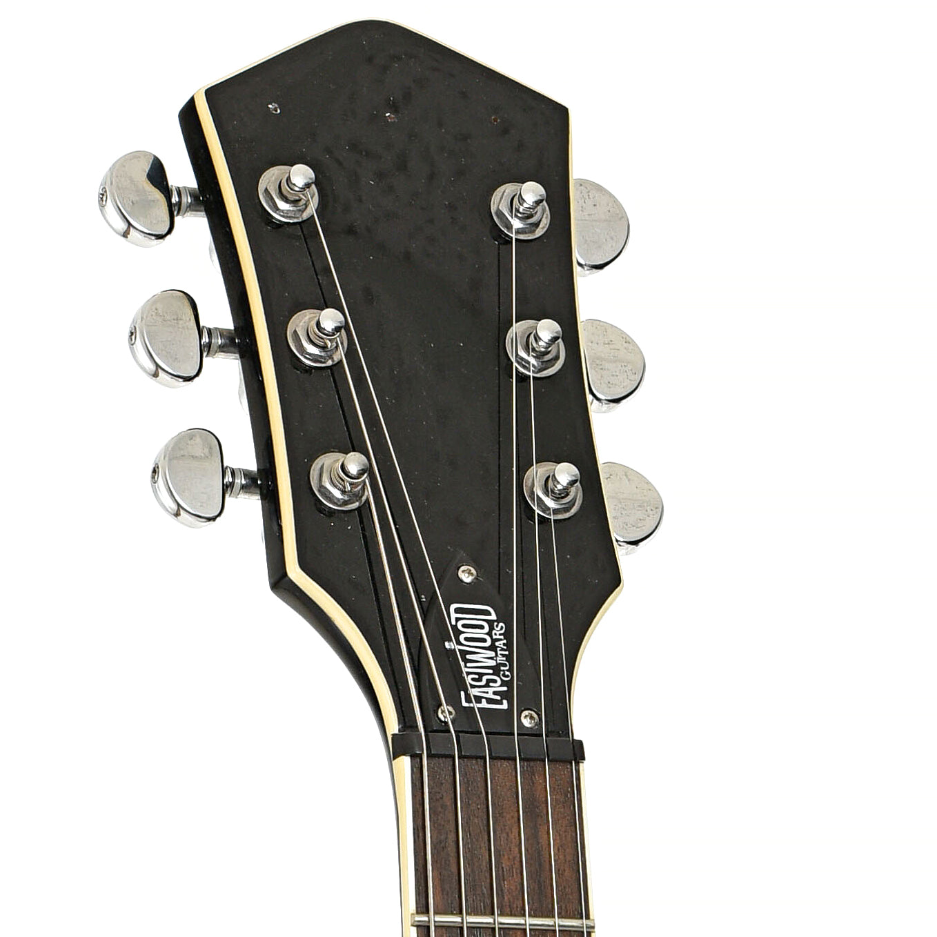 Headstock of Eastwood Airline Jupiter Pro Electric Guitar