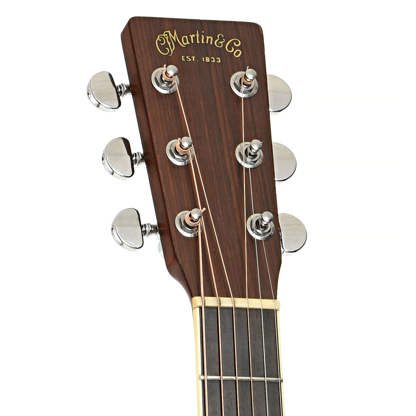 Front headstock of Martin D-35 Retro Acoustic Guitar (2017)