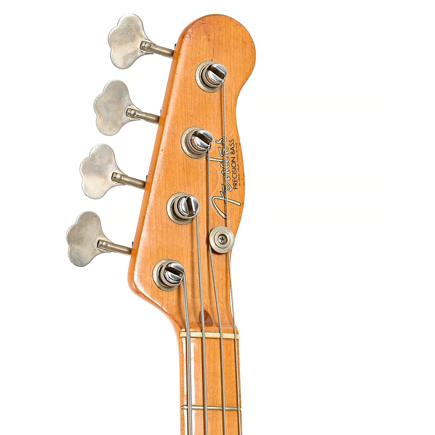 Front headstock of Fender Precision Bass (c.1955)