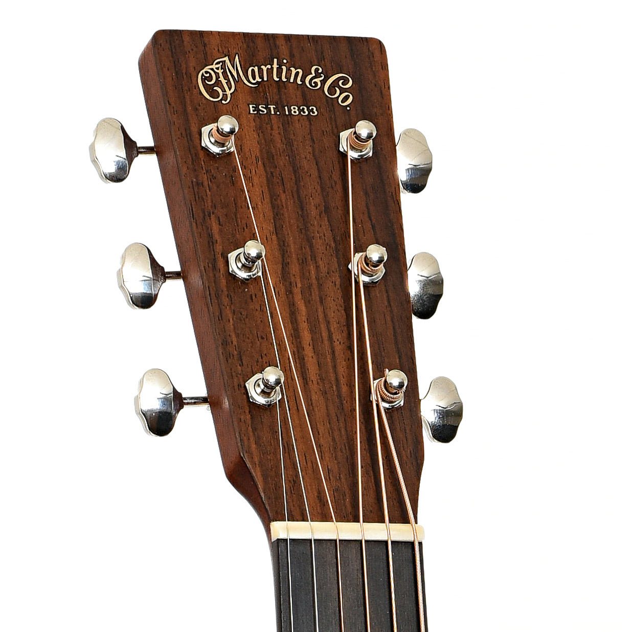 Headstock of Martin GPC-16E LH Acoustic-Electric Guitar 