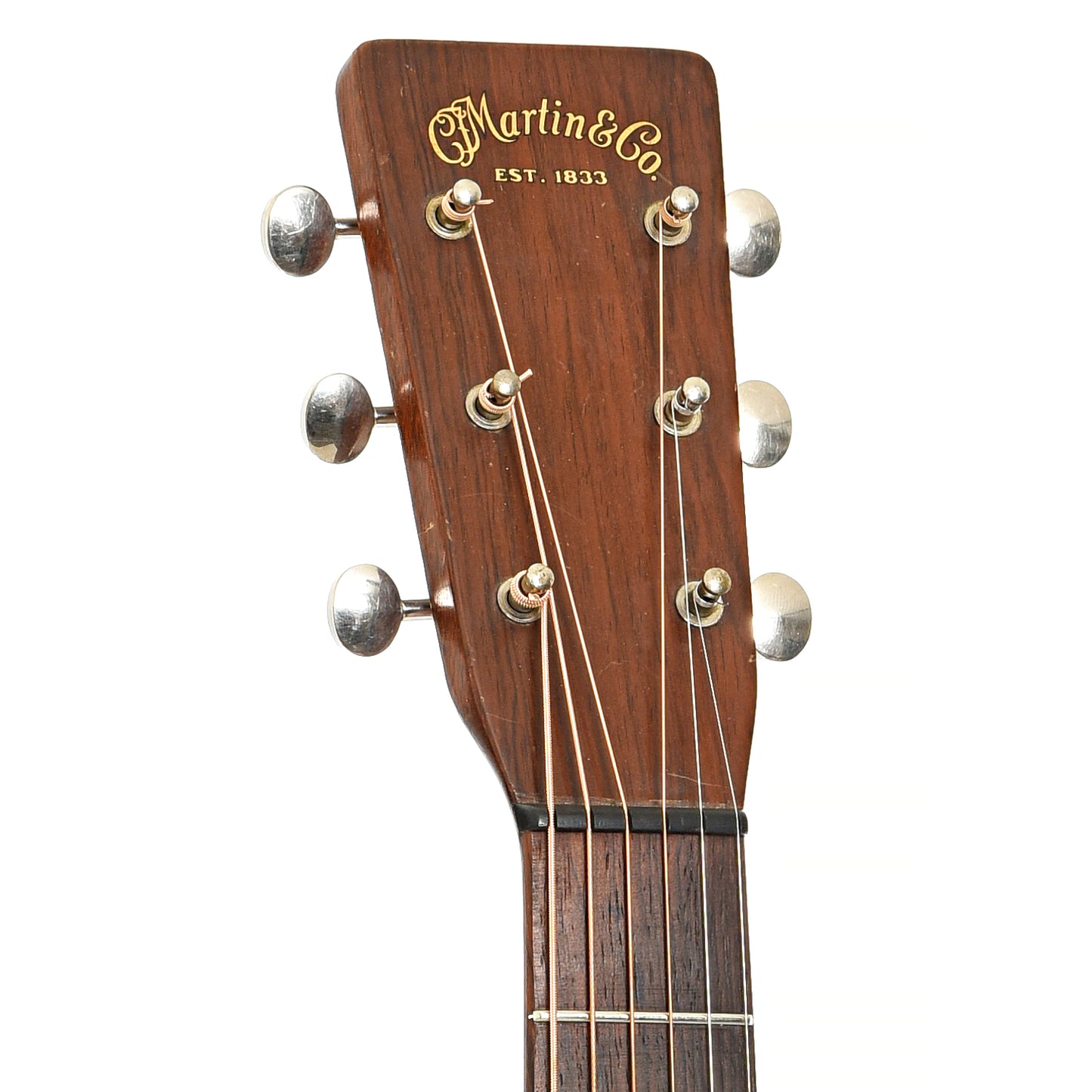 Front headstock of Martin 0-17 (1935)