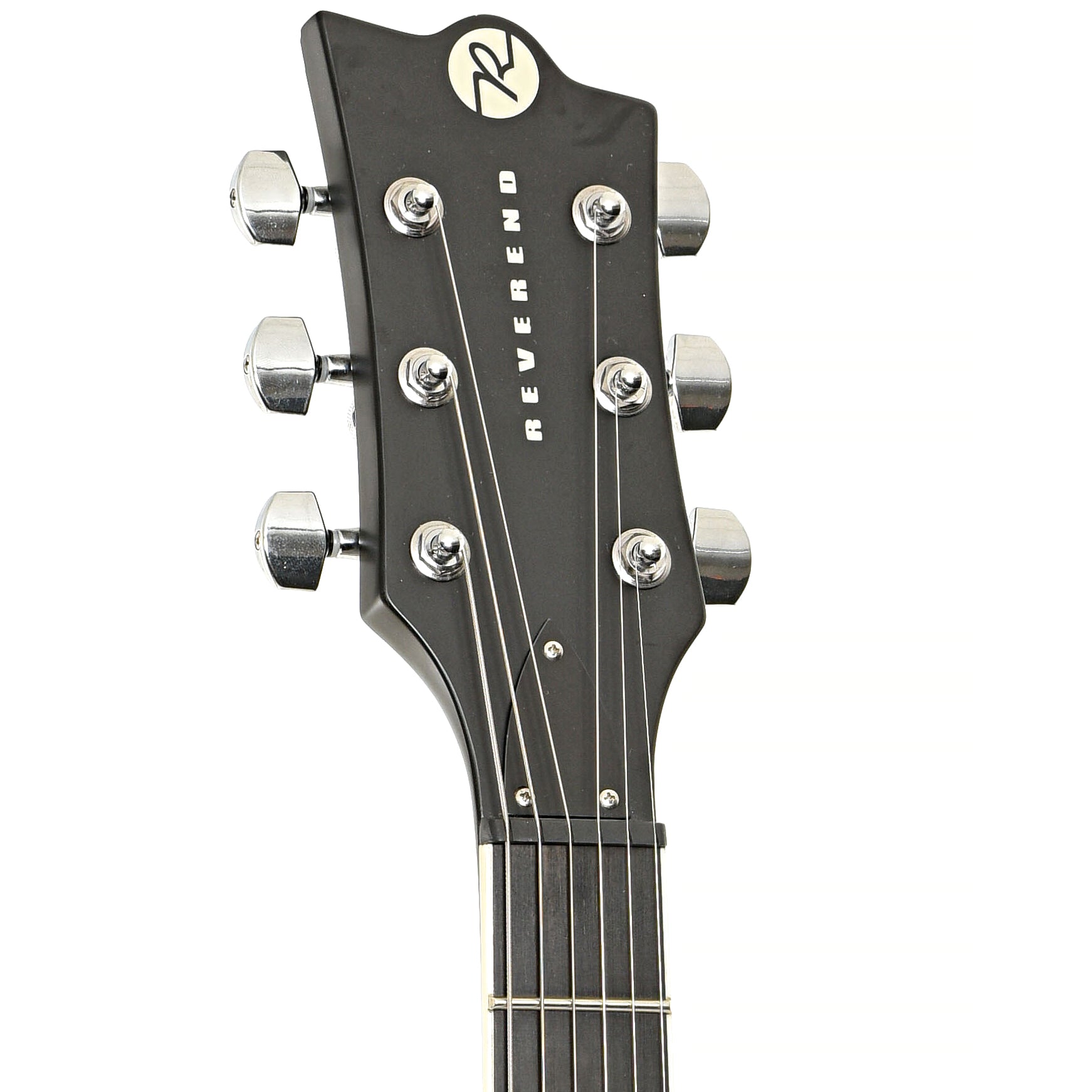 front headstock of Reverend Sensei RA Electric Guitar (2014)