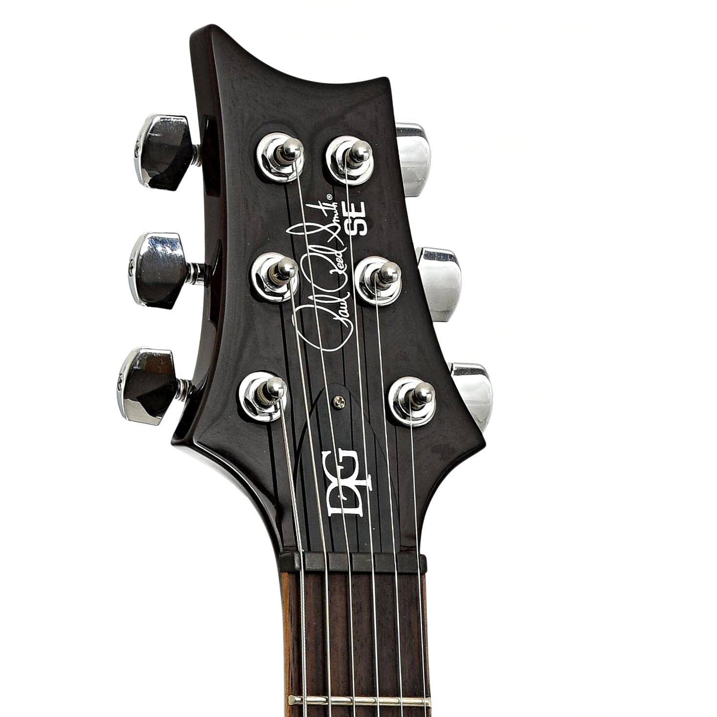 Headstock of PRS DGT SE electric Guitar