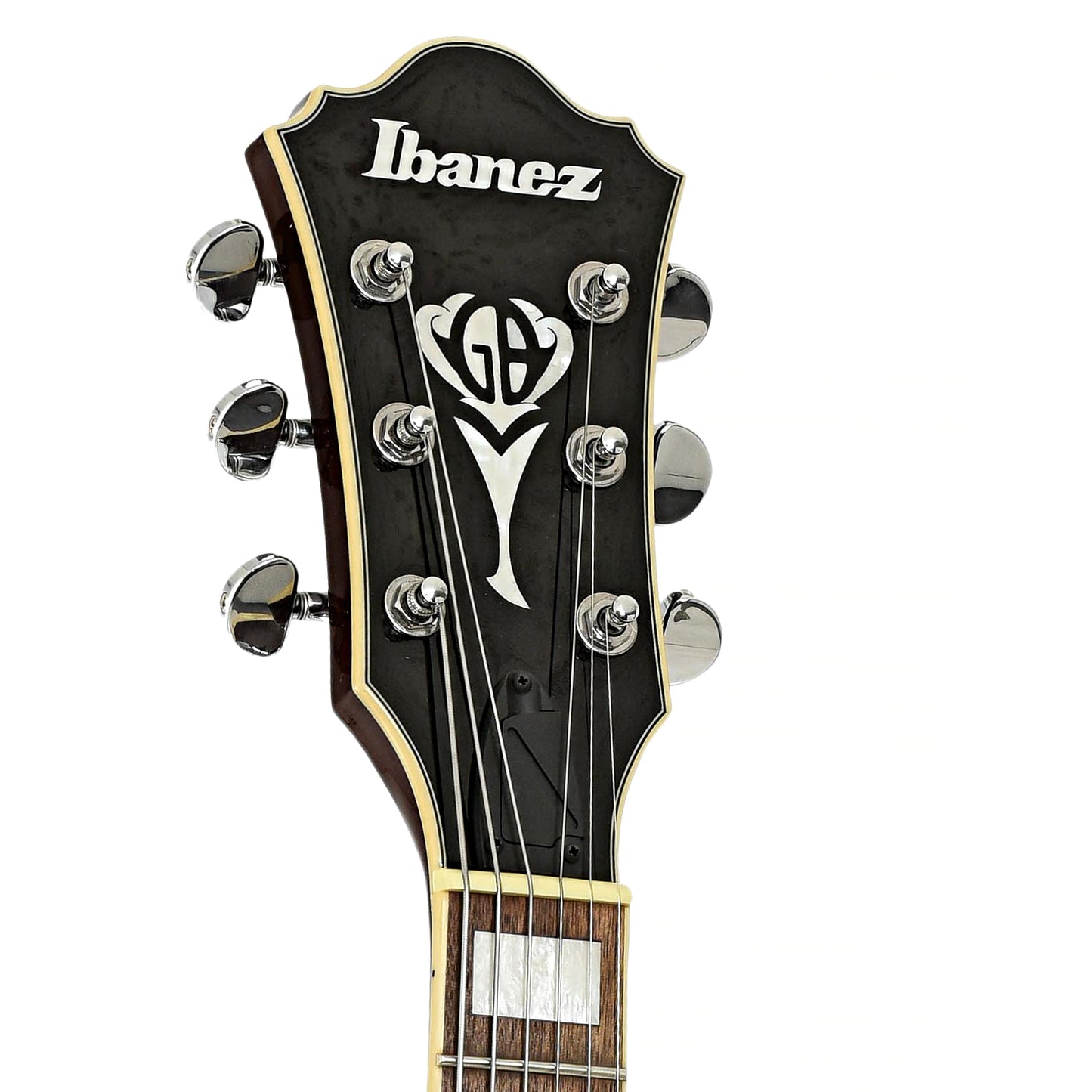 Headstock of Ibanez GB10EM George Benson 