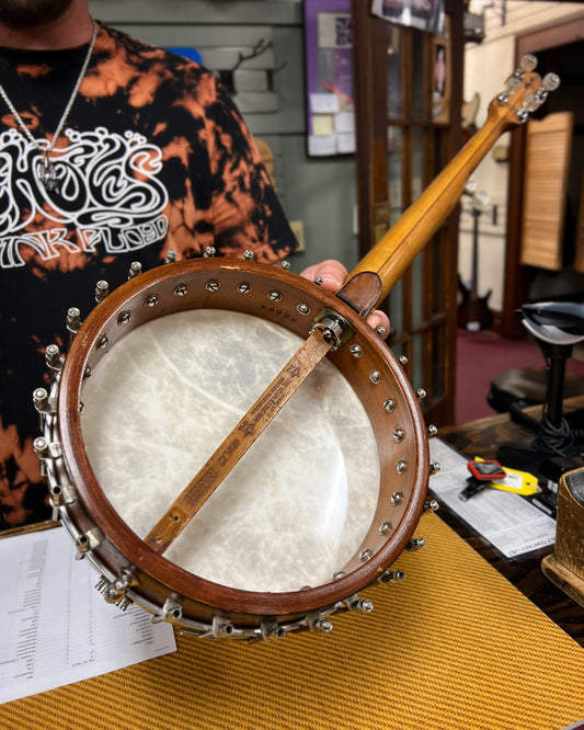 Showroom photo of Back and side of Vega Conversion Banjo