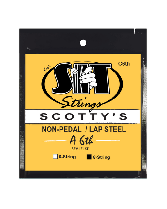 Image 1 of SIT Scotty's Lap Steel A6TH Semi-Flat 8-String Set - SKU# SC8A6TH : Product Type Strings : Elderly Instruments