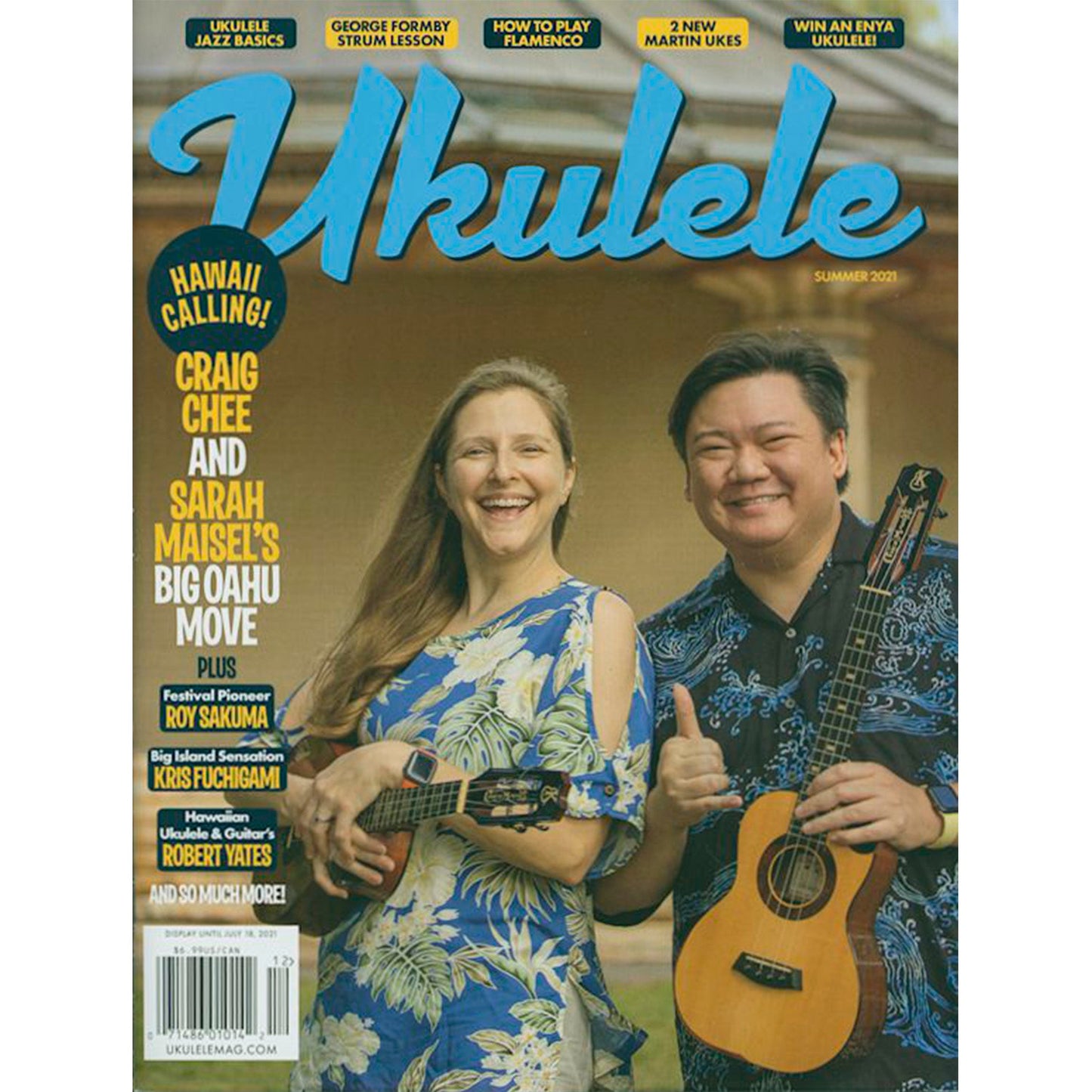 Image 1 of Ukulele Magazine - Summer 2021 - SKU# UKE-2021SU : Product Type Media : Elderly Instruments