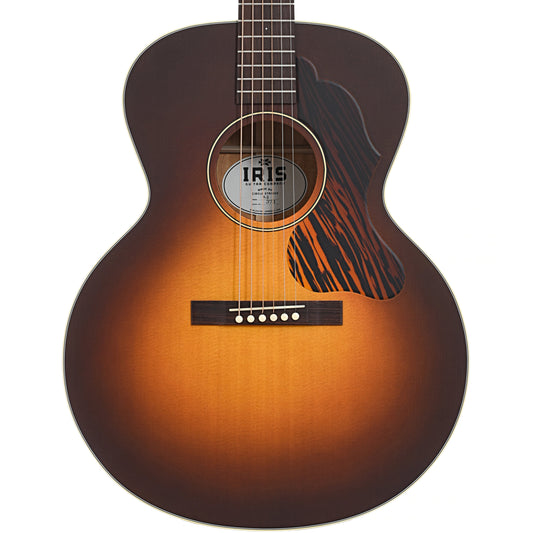 Iris Guitar Company AB Burst, Small Jumbo Acoustic Guitar