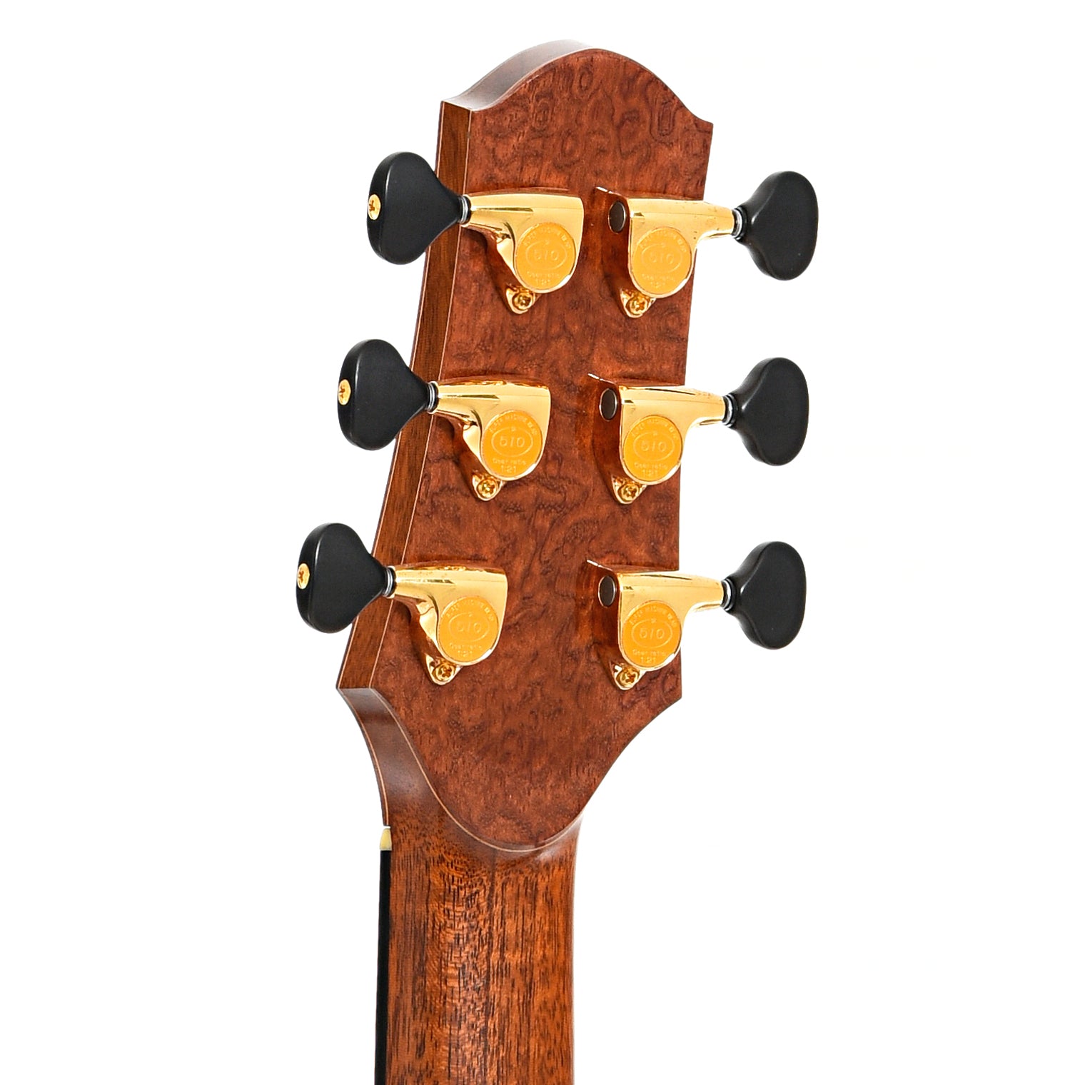 Back headstock of Sergei de Jonge 000-Size Acoustic Guitar (2009)