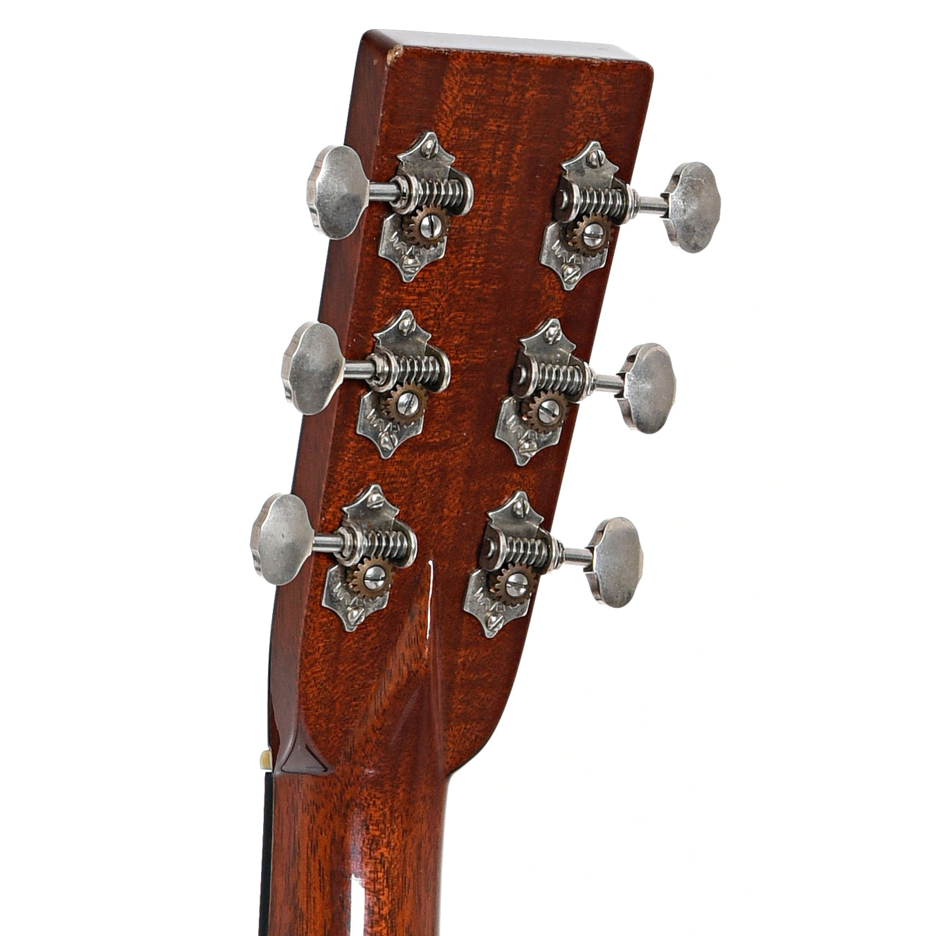 Back headstock of Bourgeois Vintage D LH Acoustic Guitar (2003)