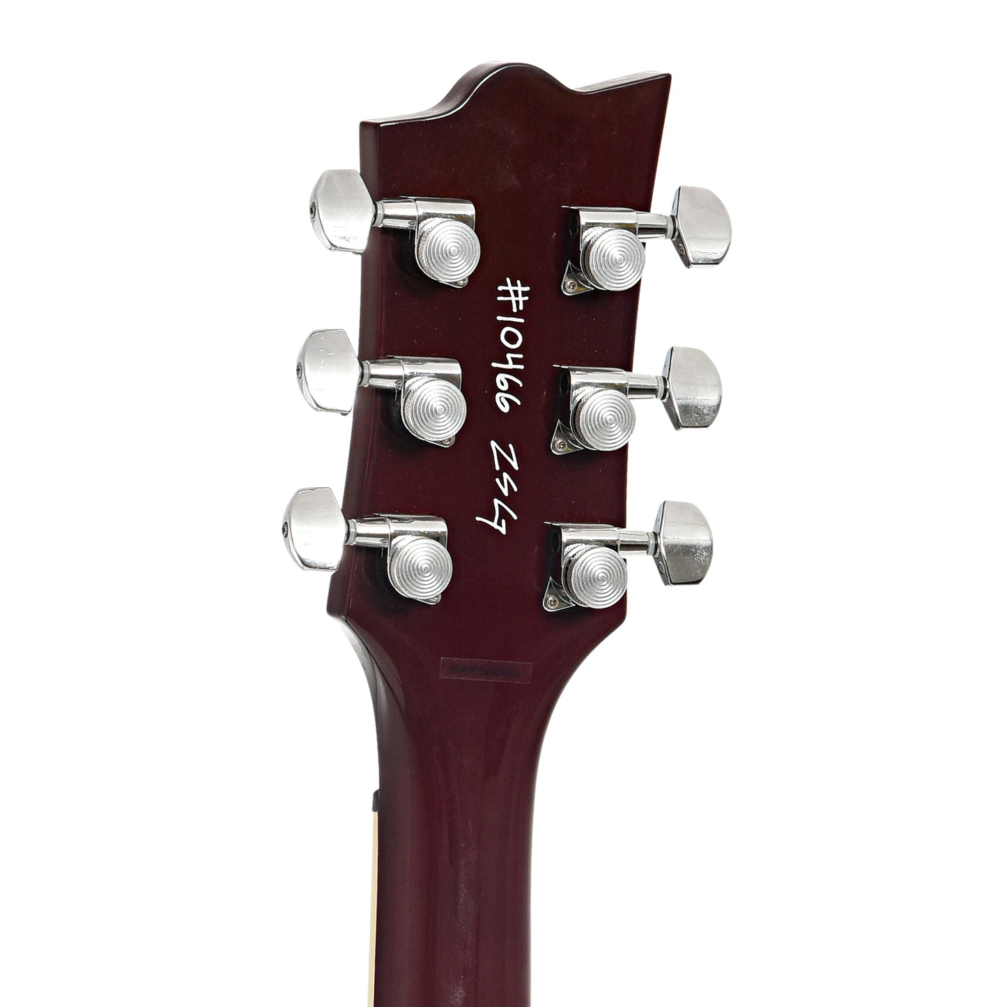 Back headstock of Reverend Daredevil HB Electric Guitar