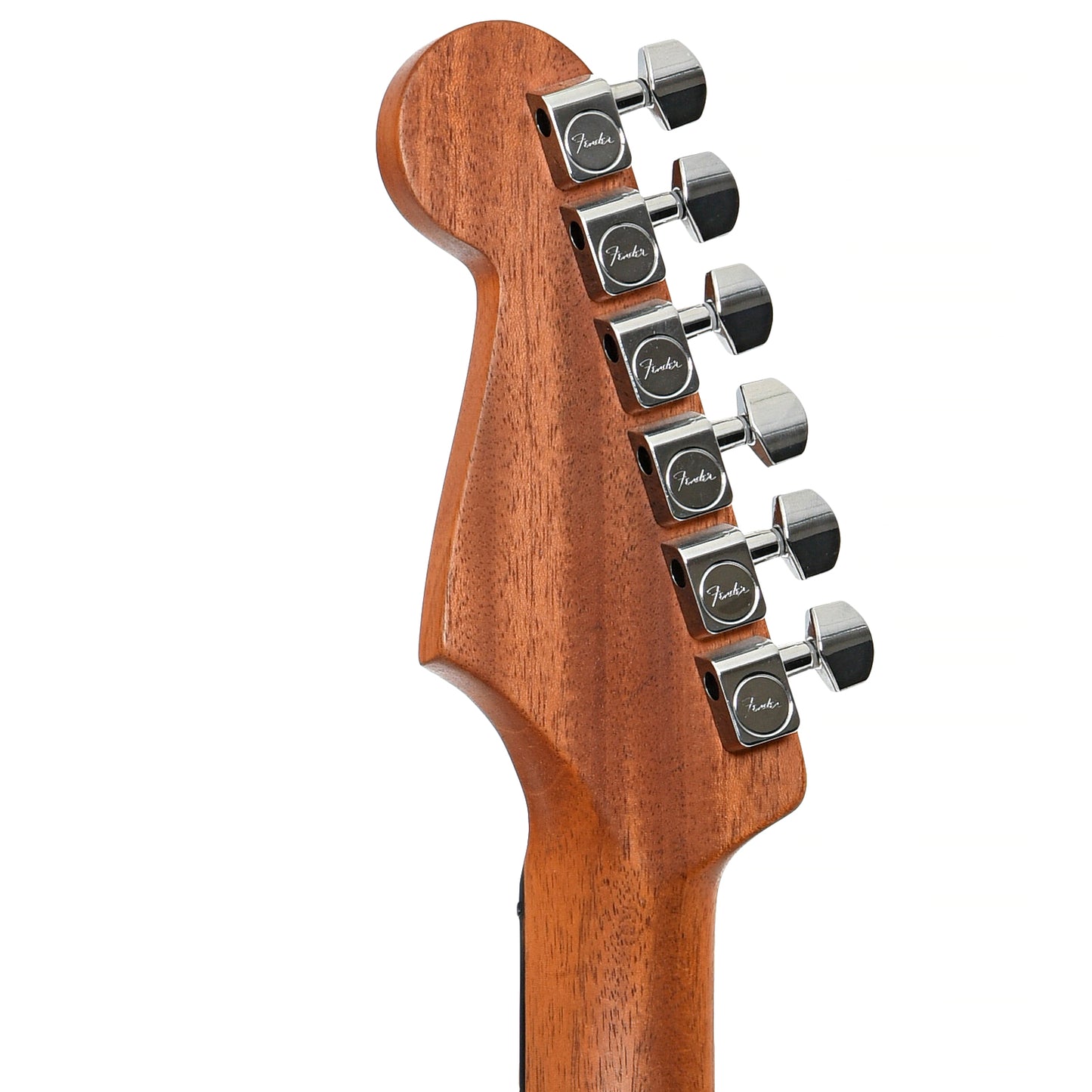 Back headstock of Fender Acoustasonic Stratocaster Guitar (2019)