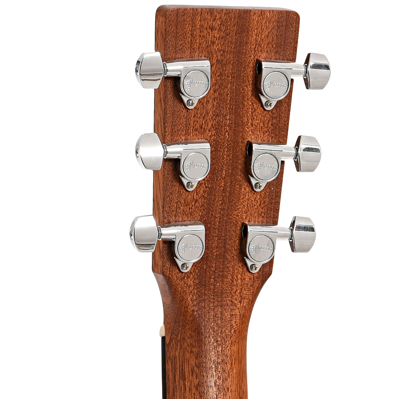 Back headstock of Martin GPC-13EL Ziricote Lefthanded Cutaway