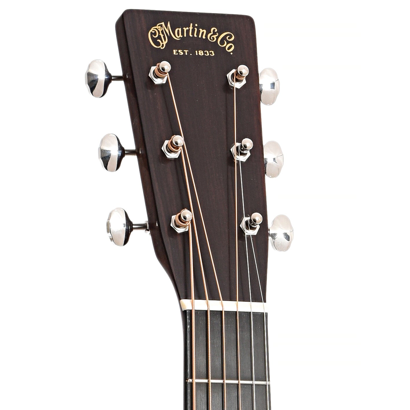 Front headstock of Martin Custom D-18 Authentic 1937