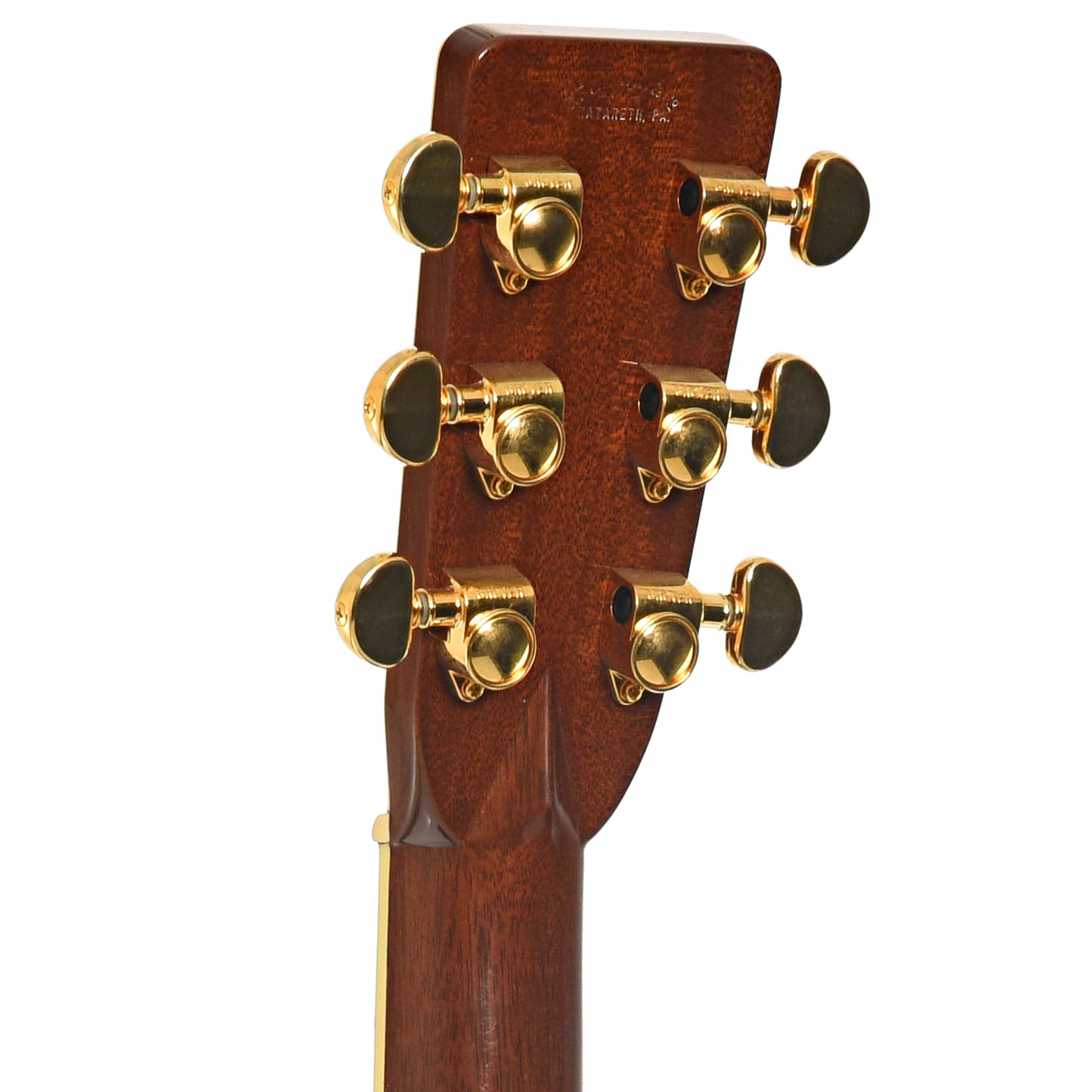 Back headstock of Martin D-28 / 45 Custom Conversion Acoustic Guitar (1966/2010)