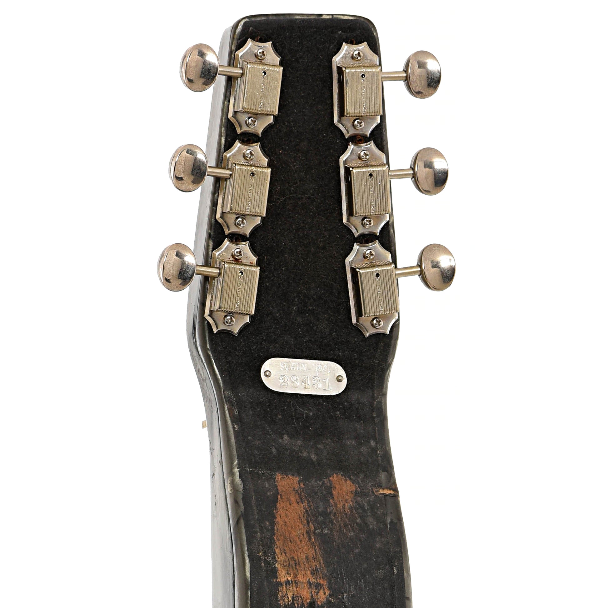 Back headstock of  Magnatone Lap Steel (1951)