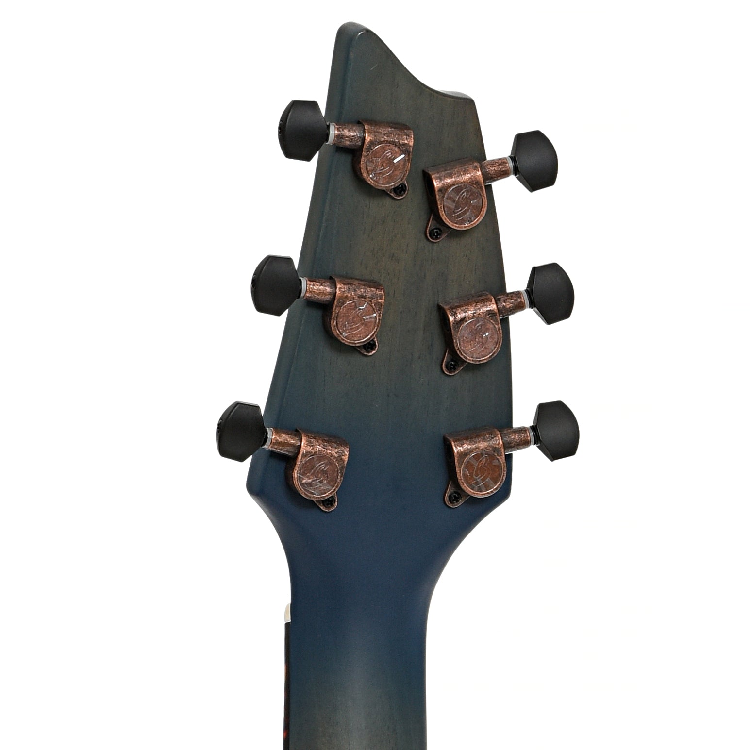 Back headstock of Breedlove Pursuit Exotic S Concert Blue Eyes CE Myrtlewood-Myrtlewood Acoustic-Electric 