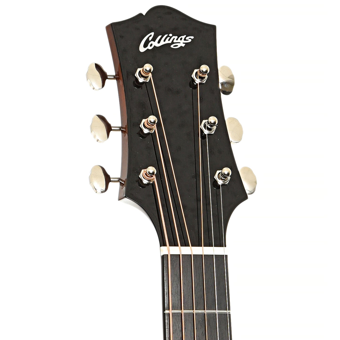 Front headstock of Collings C10 Acoustic Guitar