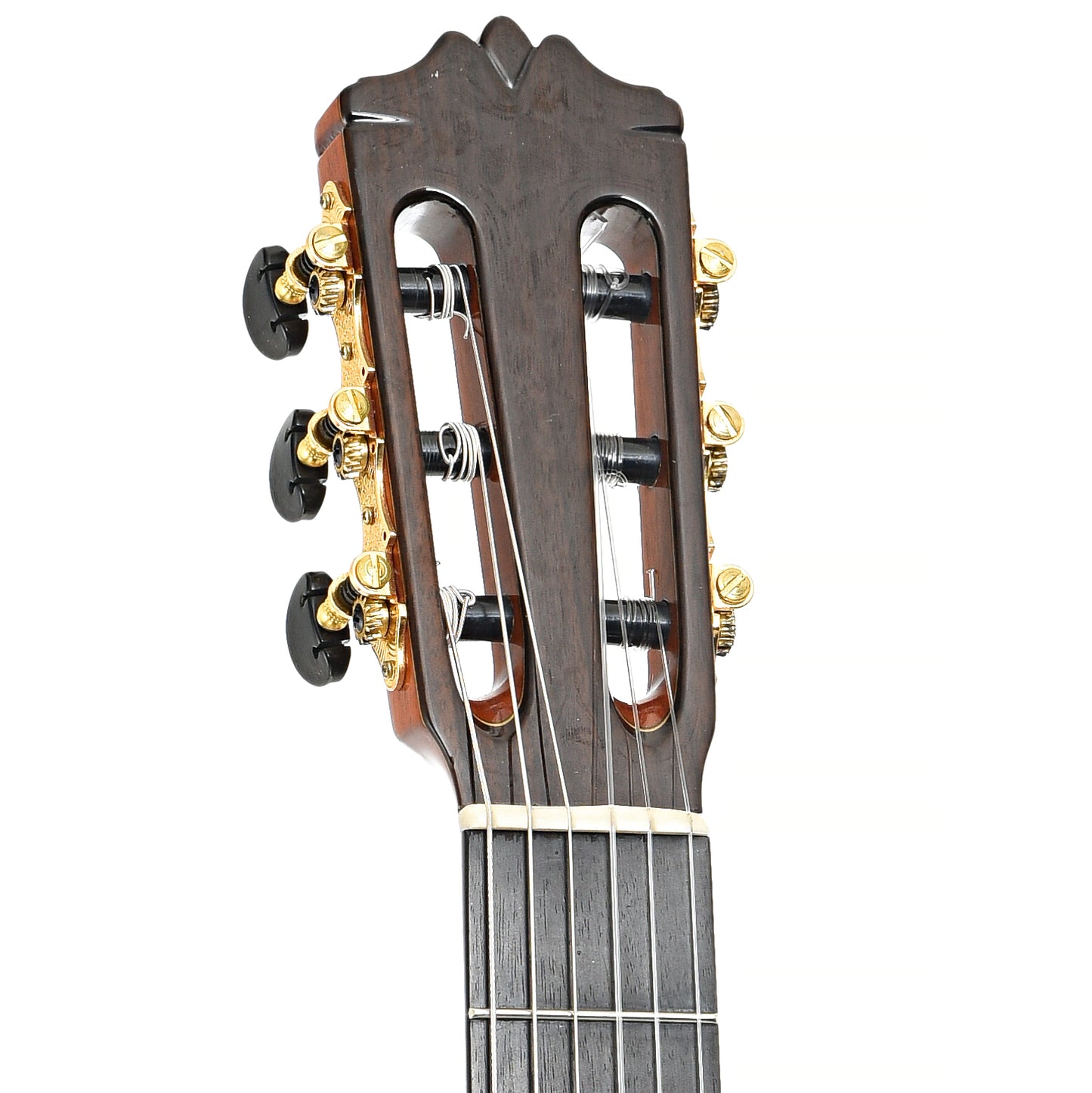 Front headstock of Cordoba C-9 CD/MH Classical Guitar