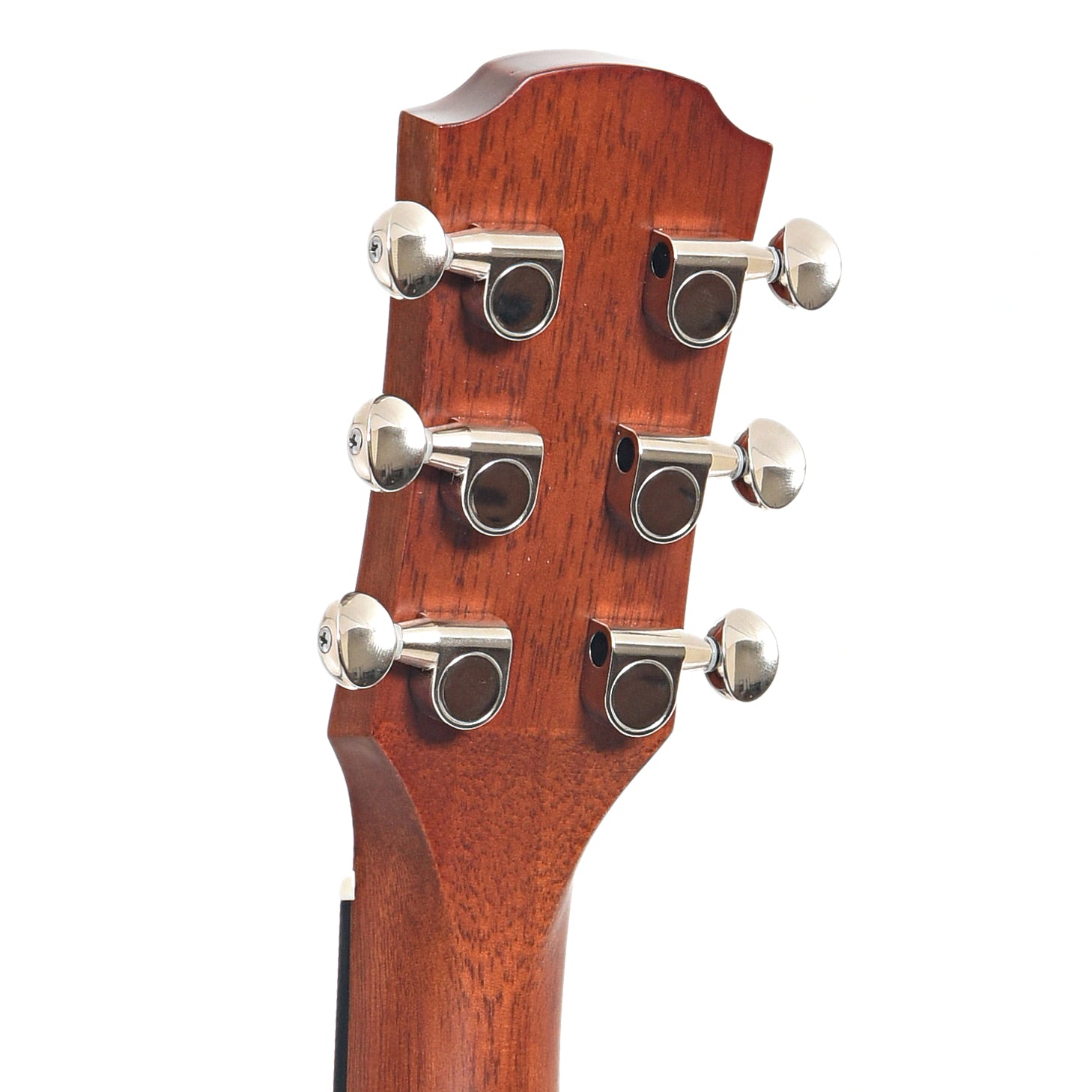 BAck headstock of Yamaha CSF3M Tobacco Sunburst Parlor Guitar