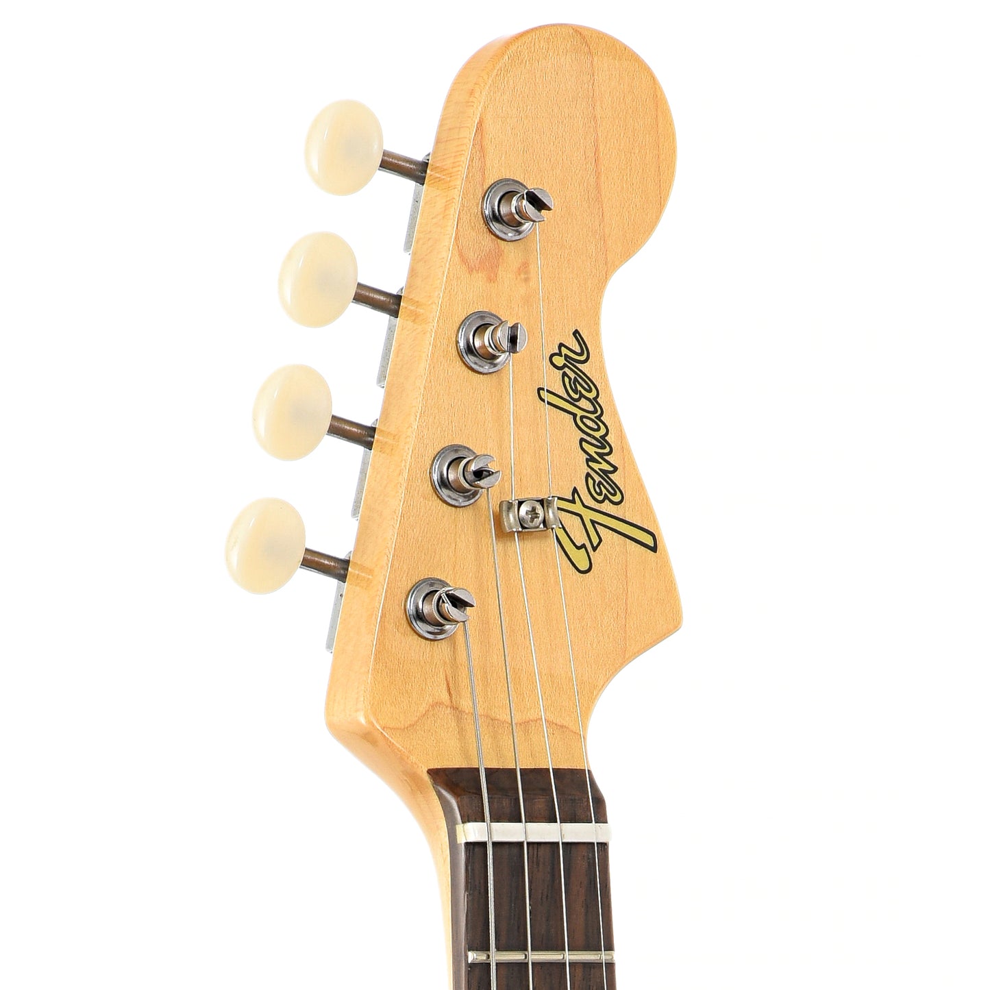 Front headstock of Fender Mandocaster Electric Mandolin