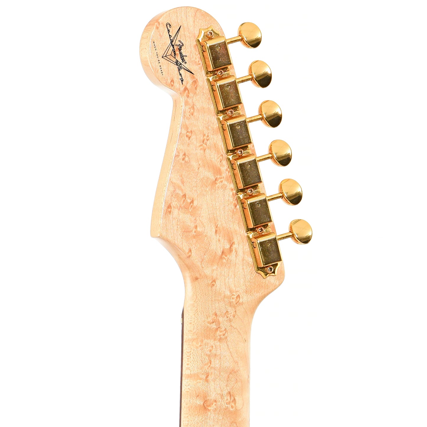 Back headstock of Fender Custom Shop Robert Cray Signature Stratocaster Electric Guitar (2010)