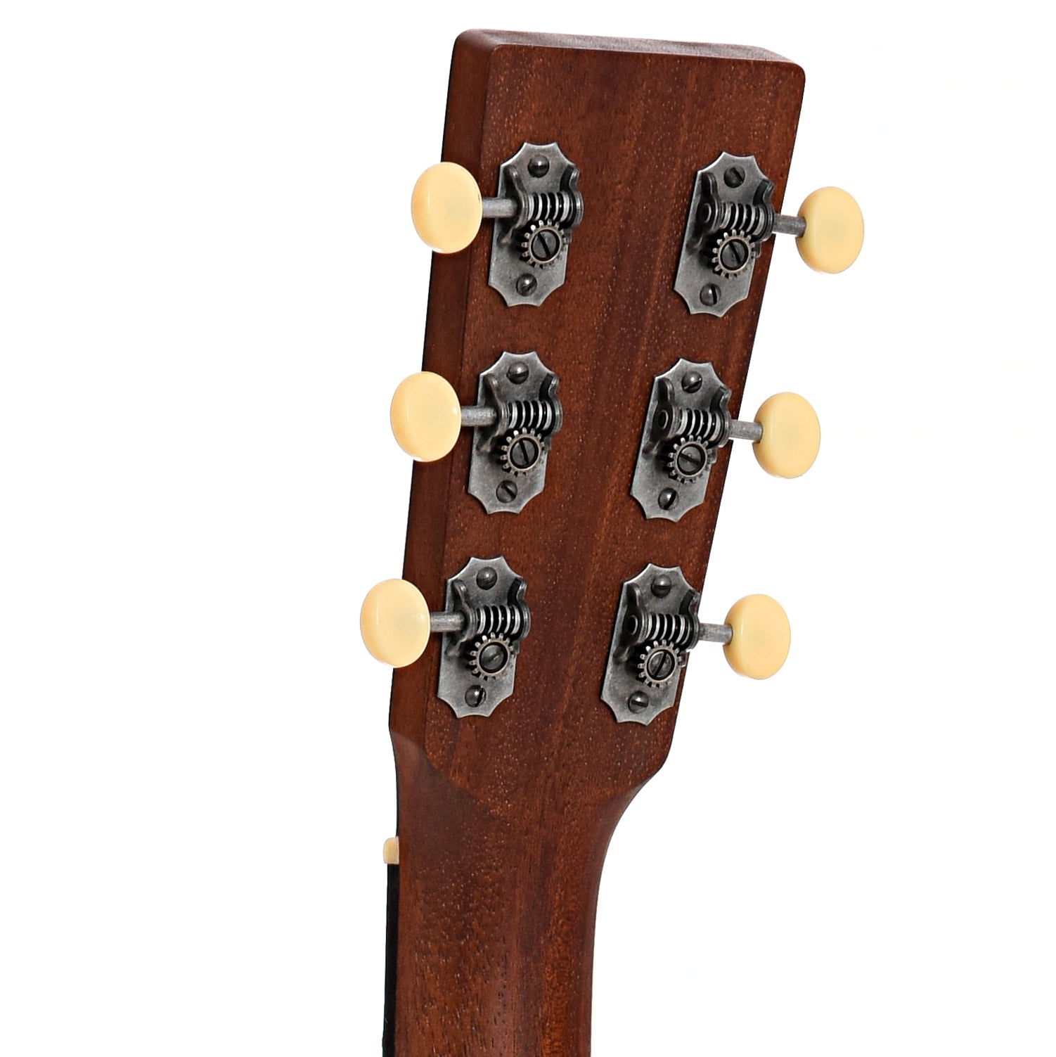 Back headstock of Martin 000-17L Lefthanded, Whiskey Sunset Finish