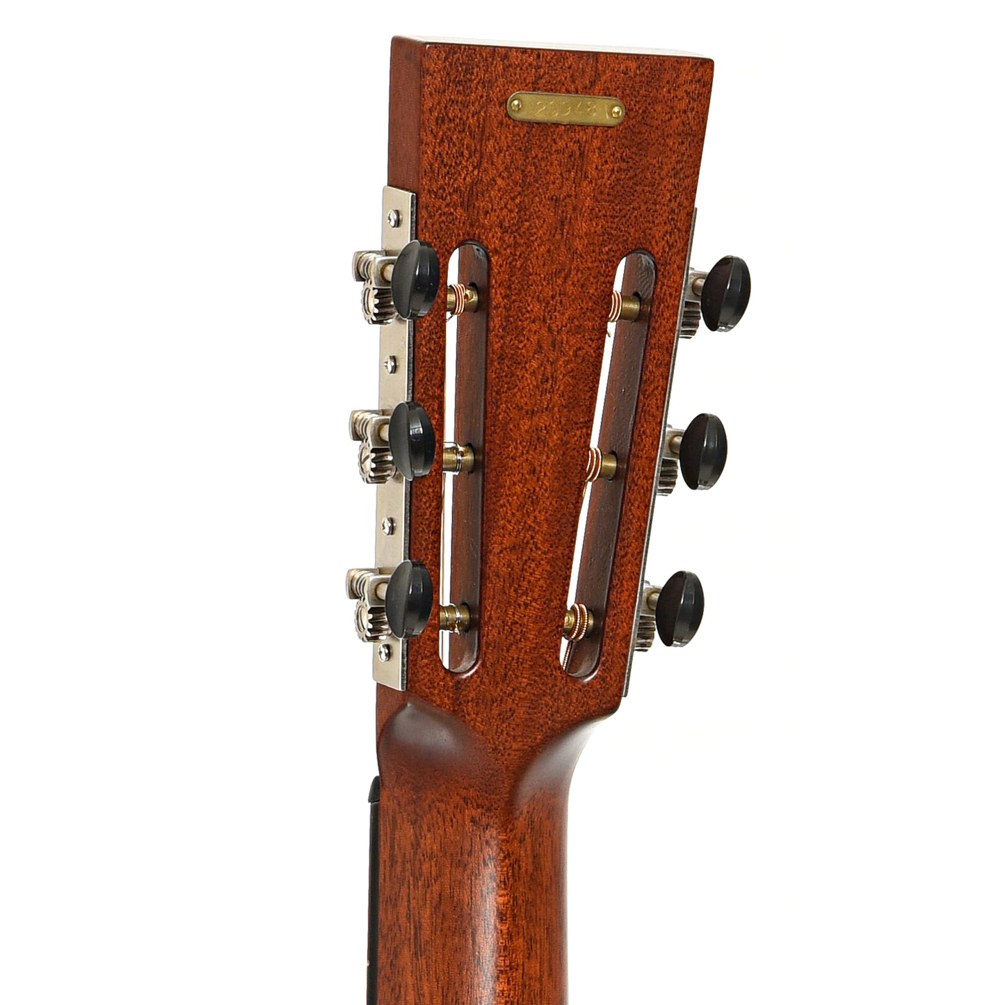 Back headstock of National Ivory NRP 14 Roundneck Resonator Guitar (2016)