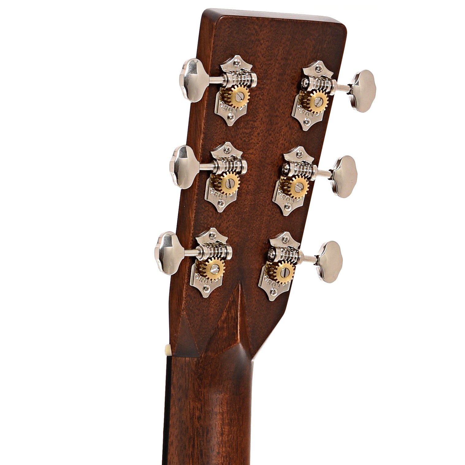 Back headstock of Martin D-28 Satin Acoustic