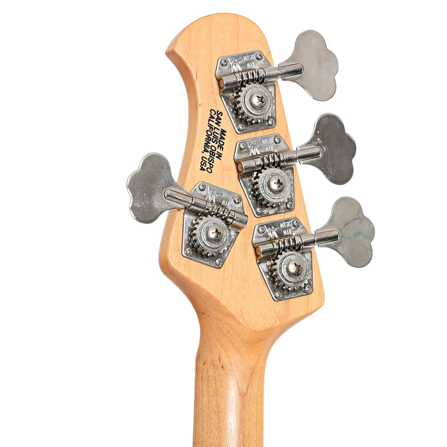 Back headstock of Ernie Ball Music Man Sterling 4 H Electric Bass (2004)