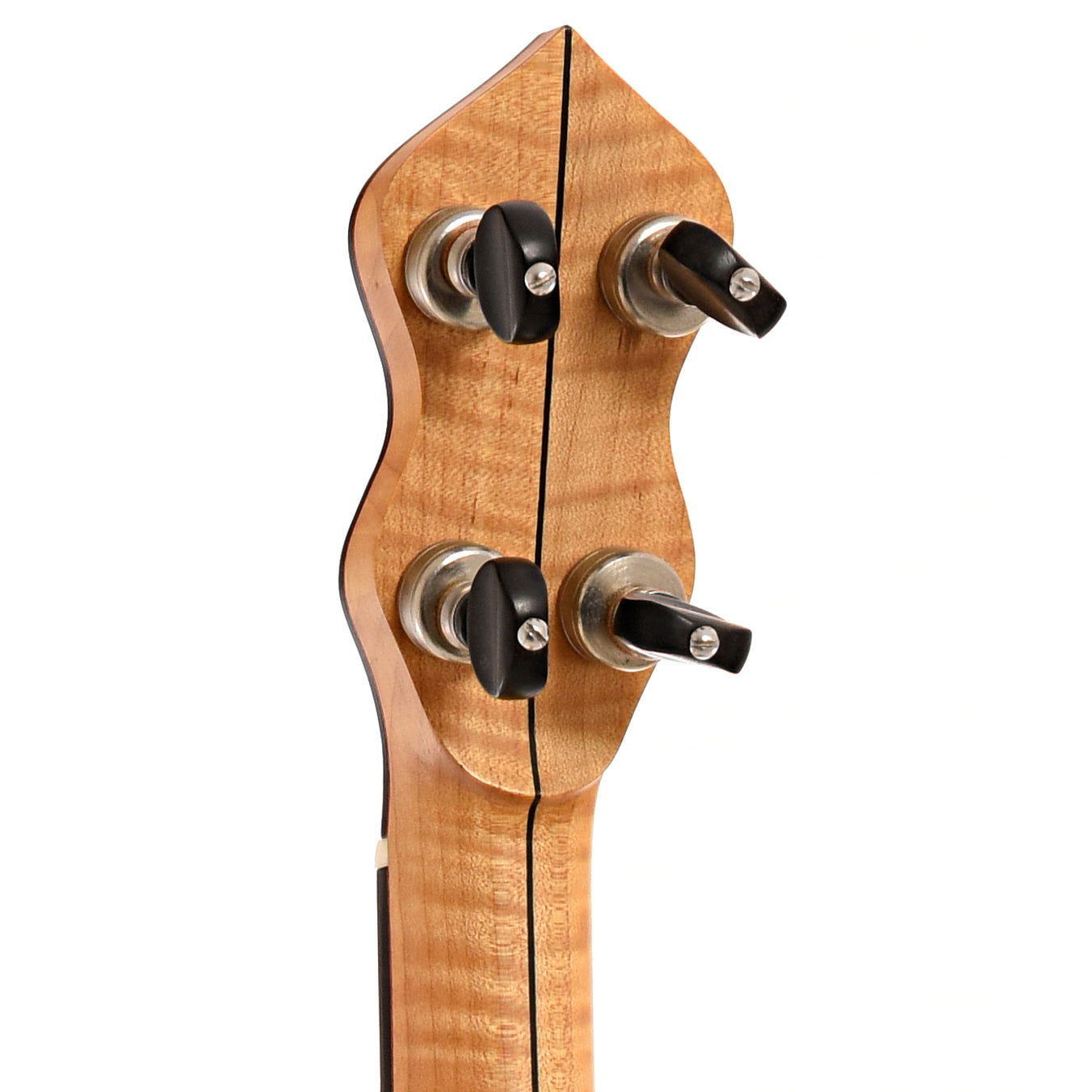 Back headstock of Cedar Mountain Jubilo V Openback Banjo