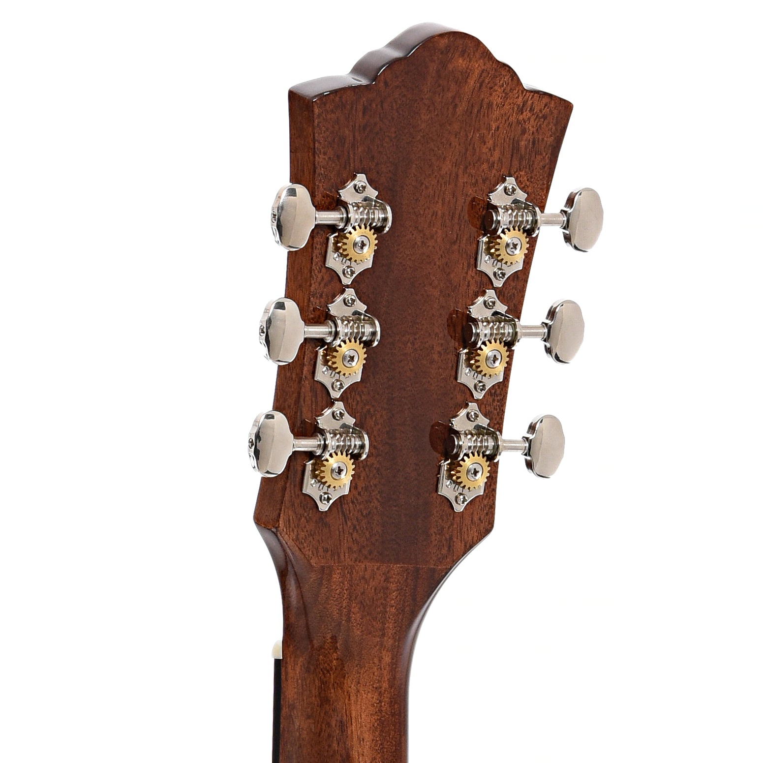 Back headstock of Guild Westerly Collection D-140 Acoustic Guitar