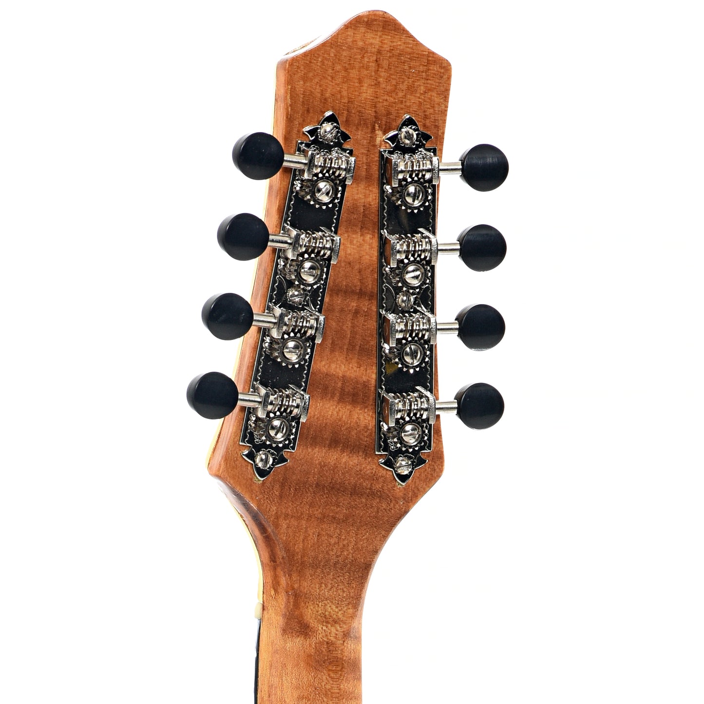 Back headstock of Jordan Buck A-Style Mandolin (2013)